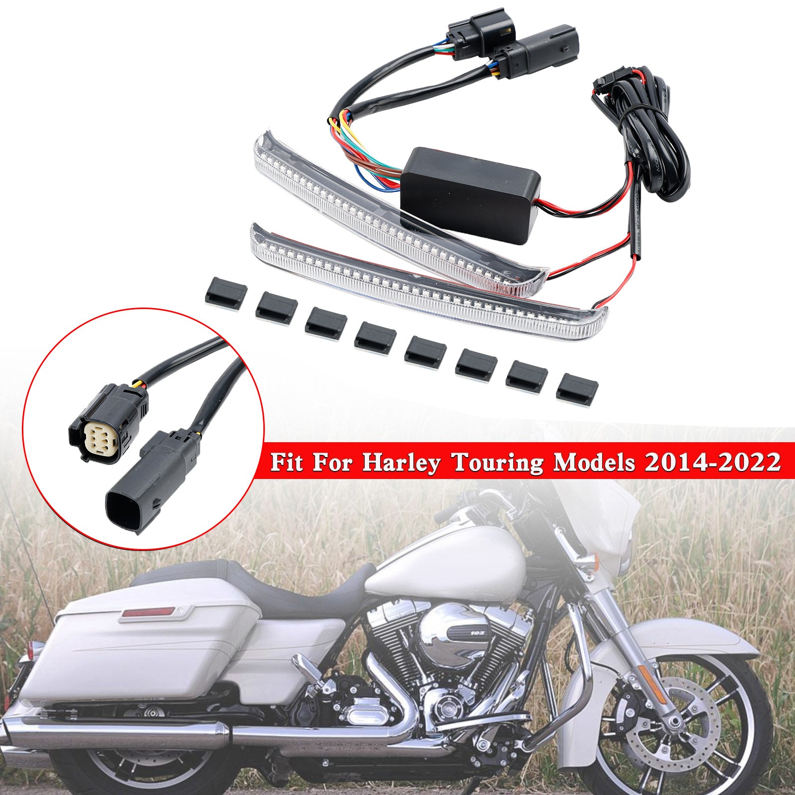 Road Glide FLHR CVO 2014-2022 Saddlebag LED smerna luč