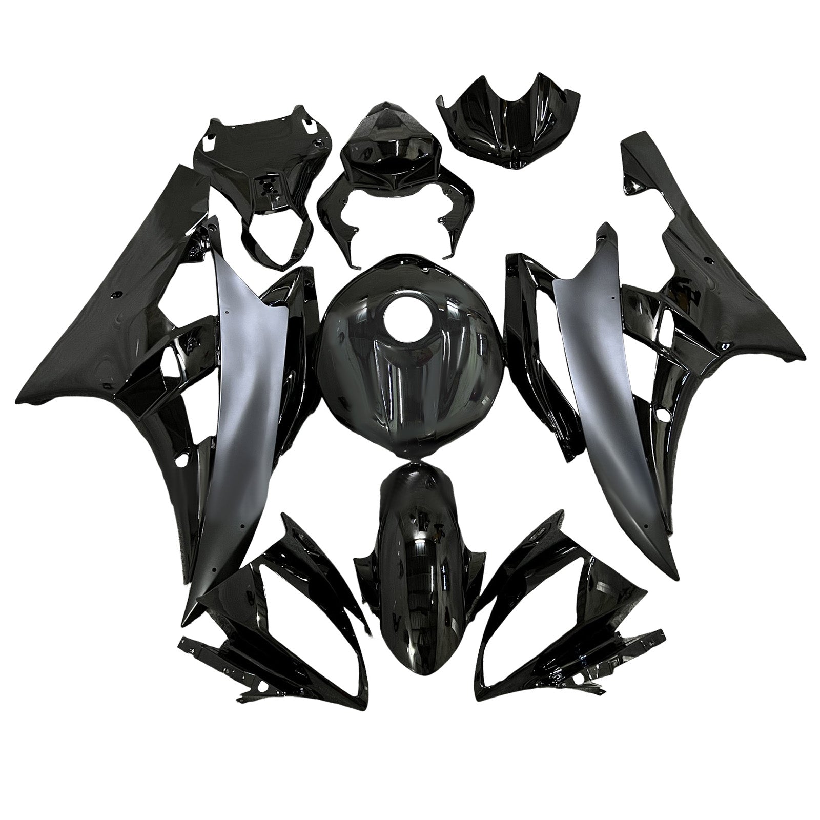 Kit de carenado inyectado de plástico ABS para Yamaha YZFR6 YZF-R6 2006-2007