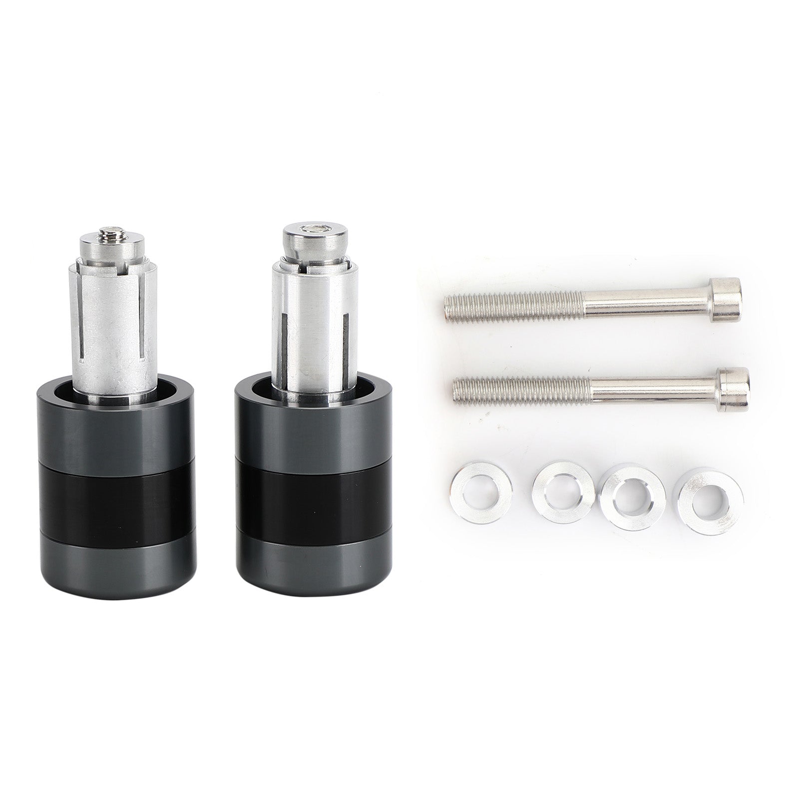 Ciężka waga CNC 7/8" Końcówki kierownicy 22mm, suwaki redukujące wibracje, zaślepki