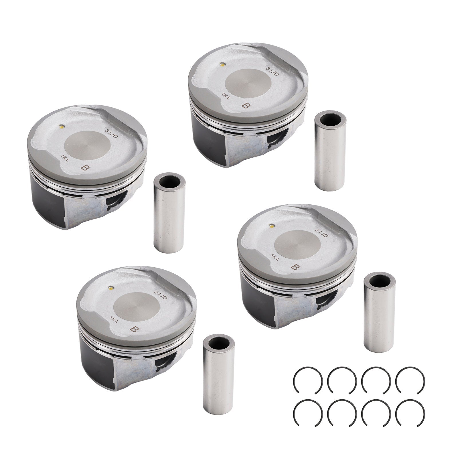 Kit di revisione e ricostruzione della Toyota Corolla XRS 2A-Fe 2,4 L 2009-2010 Motore con kit di distribuzione dell'albero motore