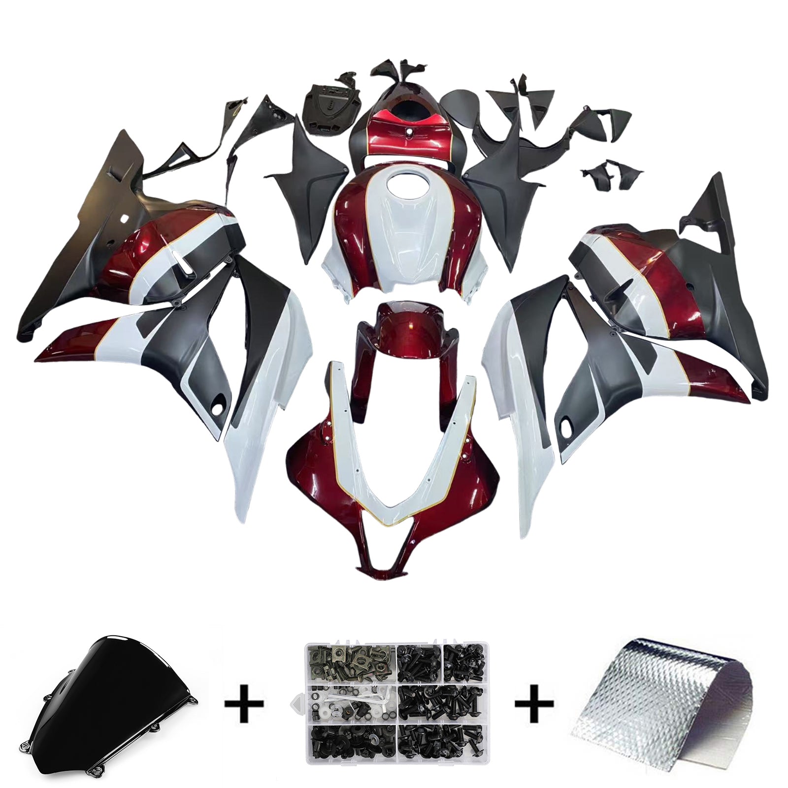 ABS Plastic Kairing Kit voor Honda CBR600R 2009-2012 F5
