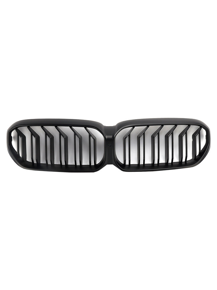 Rejilla frontal de doble listón negro mate para BMW G30 G31 LCI 2021-2024