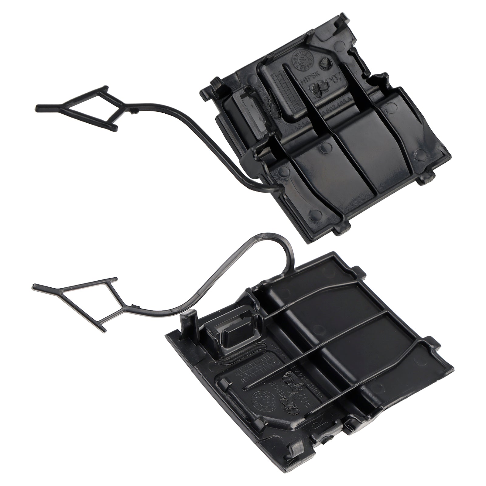 Par pokrovov za ušesce za vlečno kljuko sprednjega odbijača avtomobila za VW Touarge 2014-2018