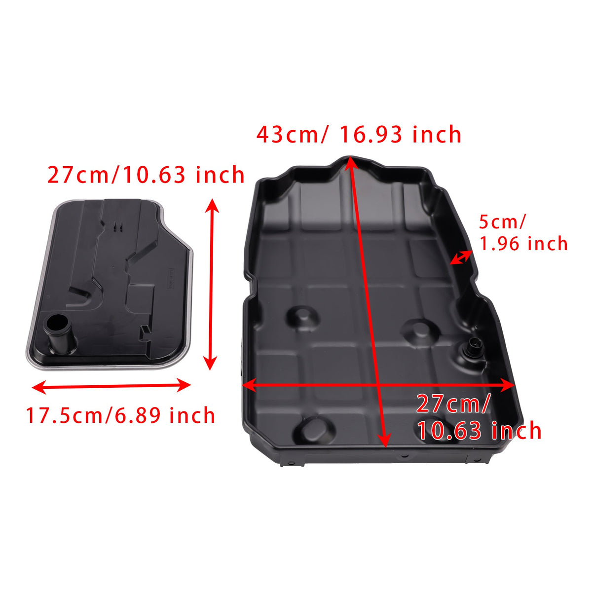 2015- Pour Mercedes-Benz Classe C berline (W205) 722.9 Carter d'huile de transmission avec joint et kit filtre 2222700512