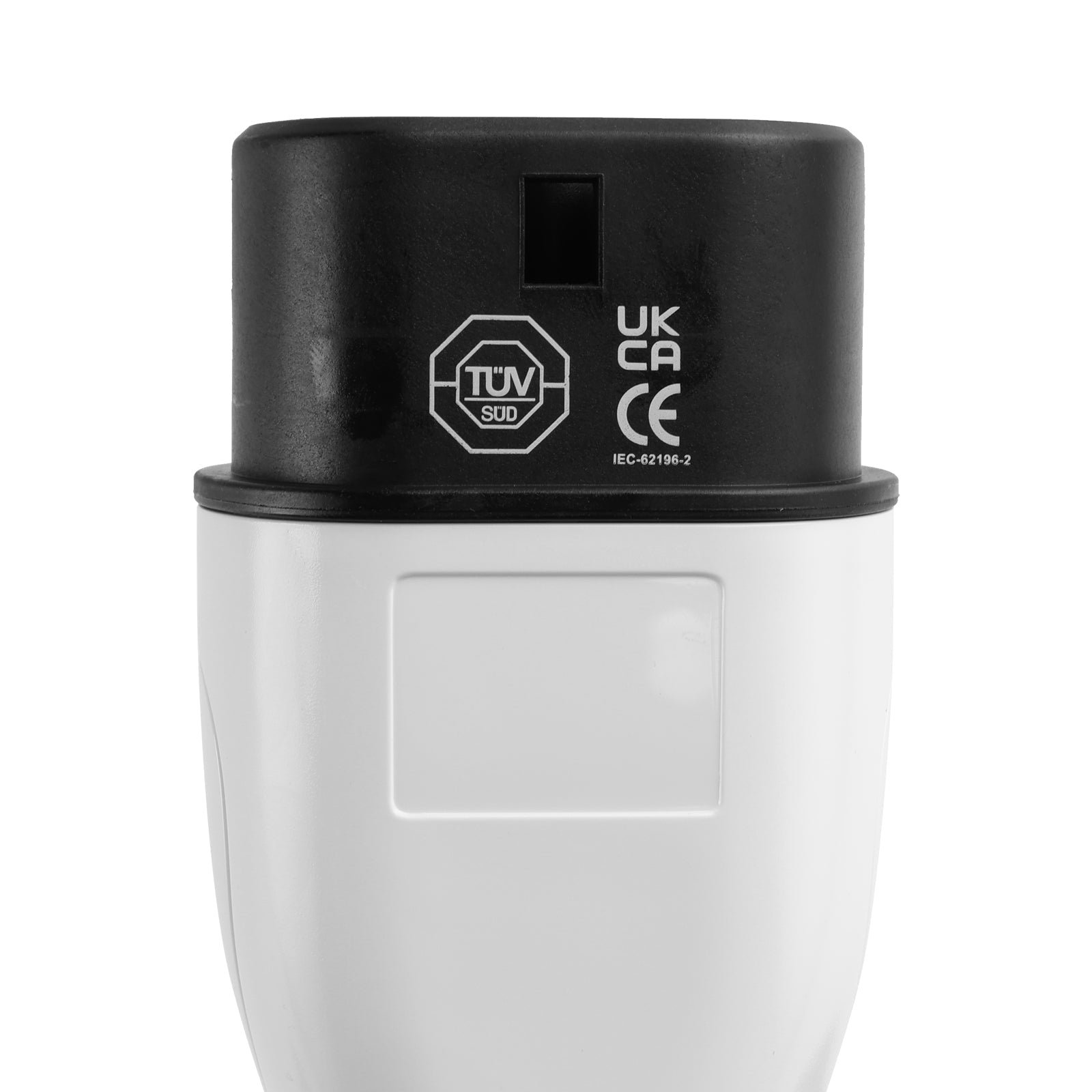 Type 2 draagbare EV-oplader, 8 meter kabel, 3-pins UK-stekker, 10A