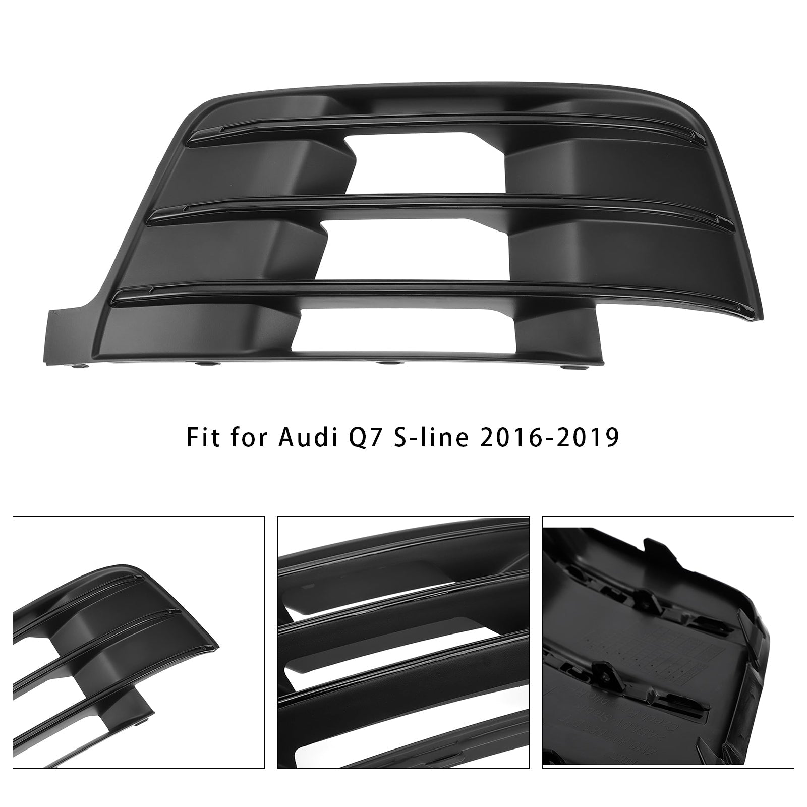Origineel Fog Light Grid aan de linkerkant voor Audi Q7 S-Line 2016-2019 4M0807681D