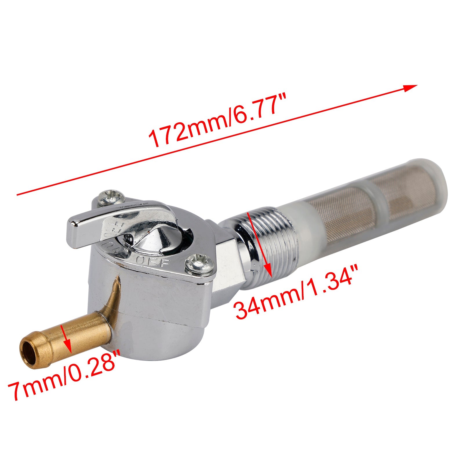 Valvola del carburante per Electra Glide FLFB FLHB FLHFB 1966-1969