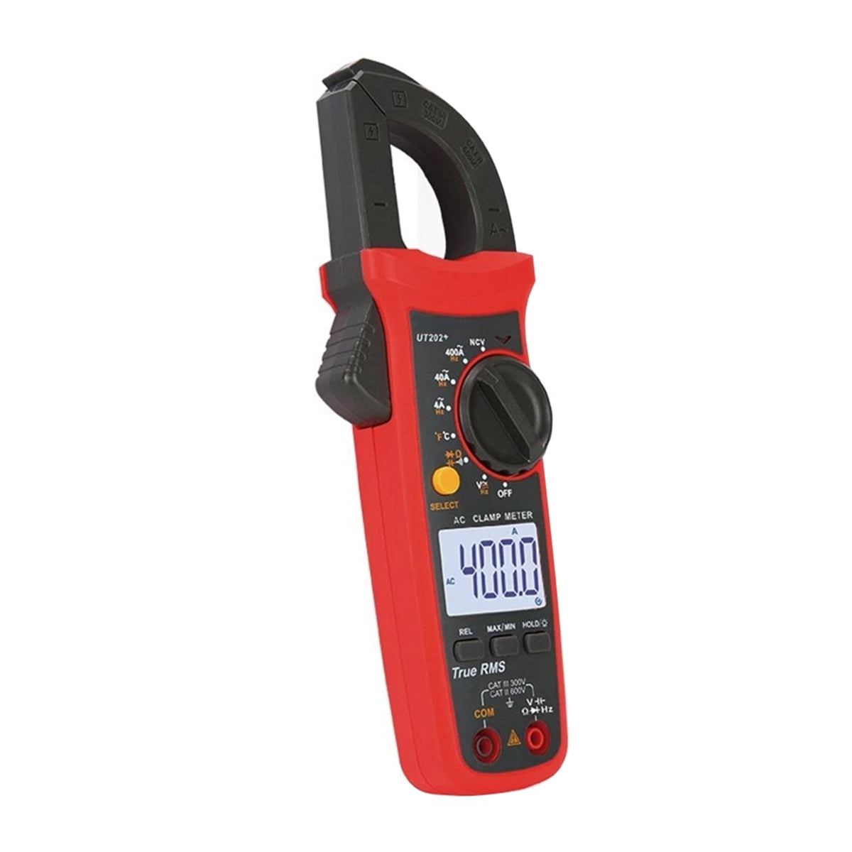 UT202+ handmultimeter, automatische bereikselectie, True RMS-stroomtang met LCD-scherm
