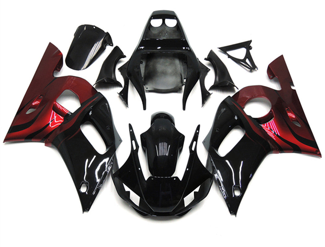 Kit carenatura iniezione plastica ABS per Yamaha YZF 600 R6 1998-2002