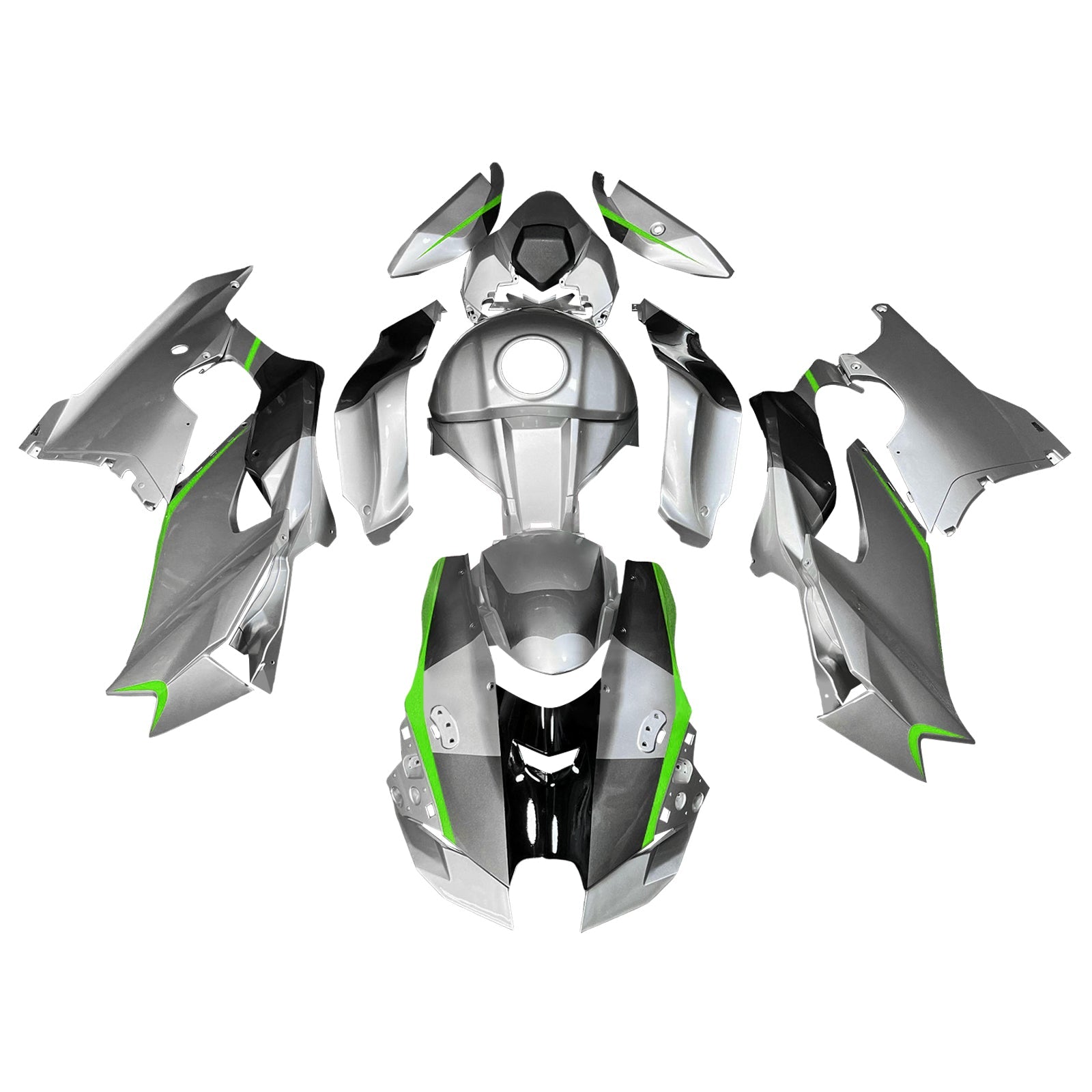 Kit carenatura iniezione ABS per Kawasaki ZX-10R ZX-10RR 2021-2025