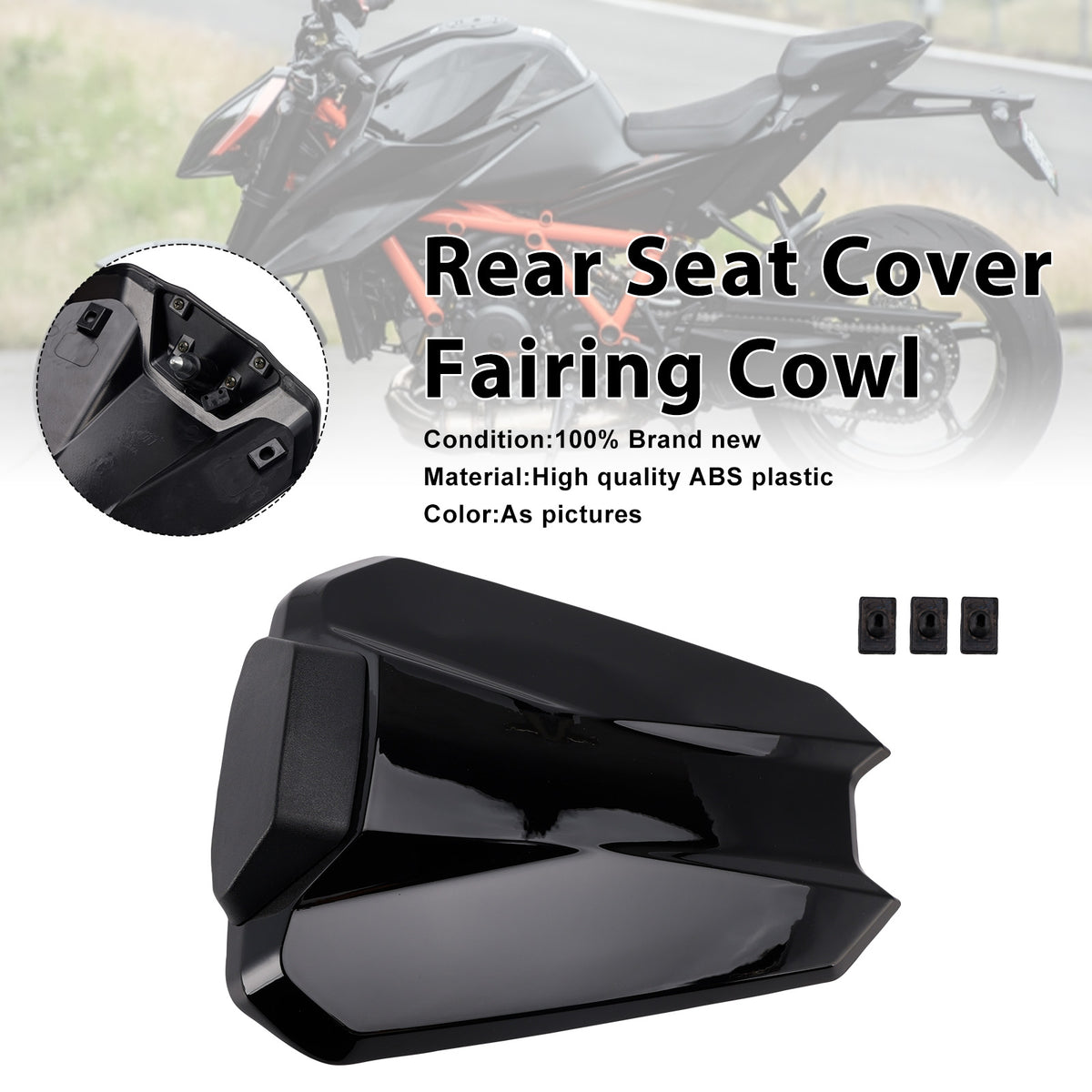 Capot de selle passager arrière pour 1290 Super Duke R 2020-2023