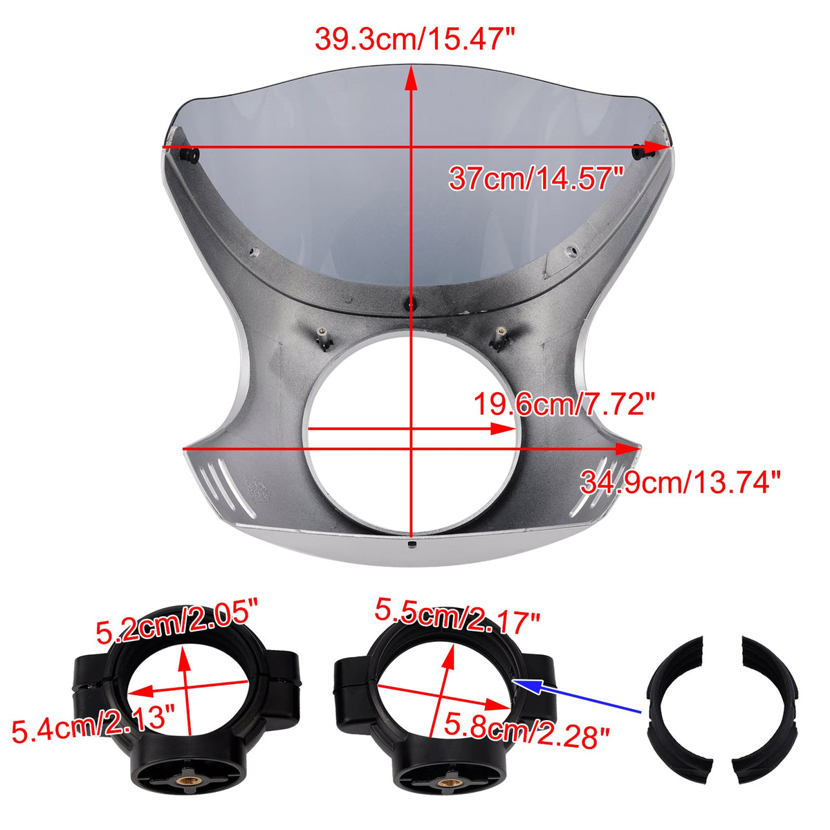 Pare-brise pour BMW R NINE T (2014-2024)