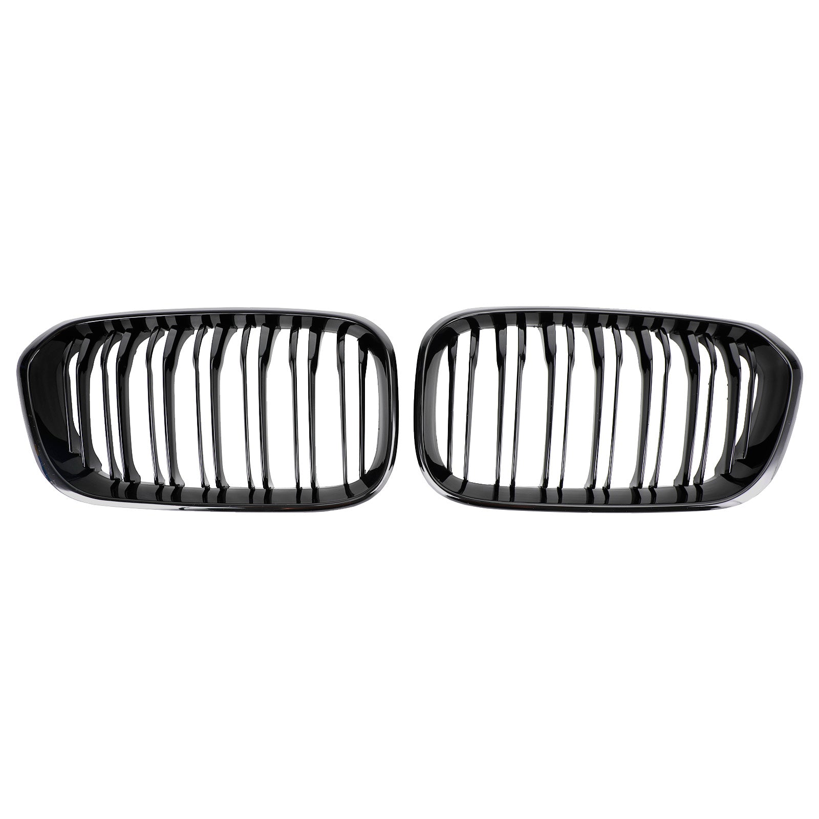 Front Kidney Grill Grille pour BMW 1 Series F20 F21 2015-2017 Gloss Black Double
