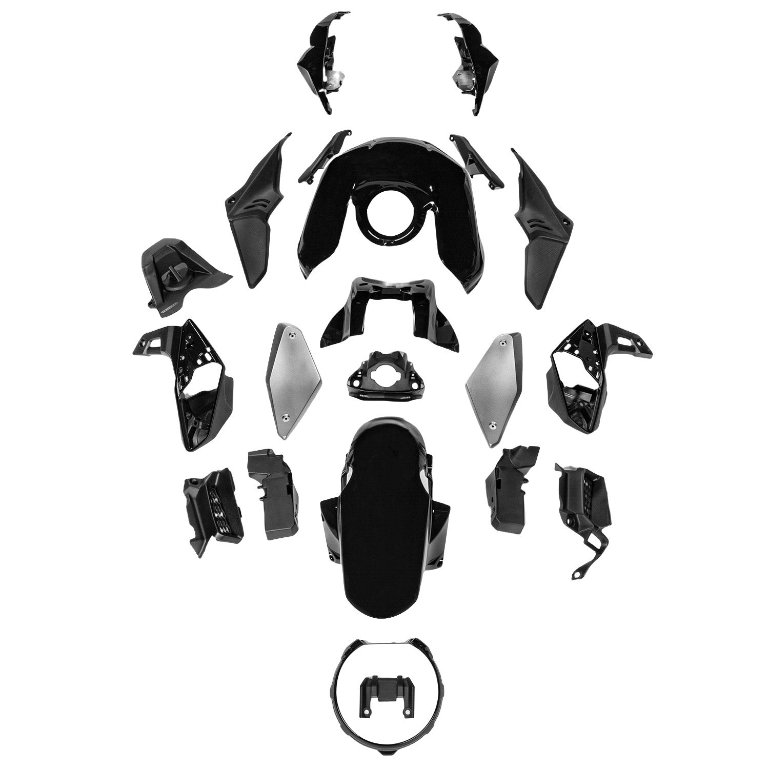 Carénage de moulage par injection en plastique ABS adapté pour Honda CB 650 R CB650R 2021-2023 04#