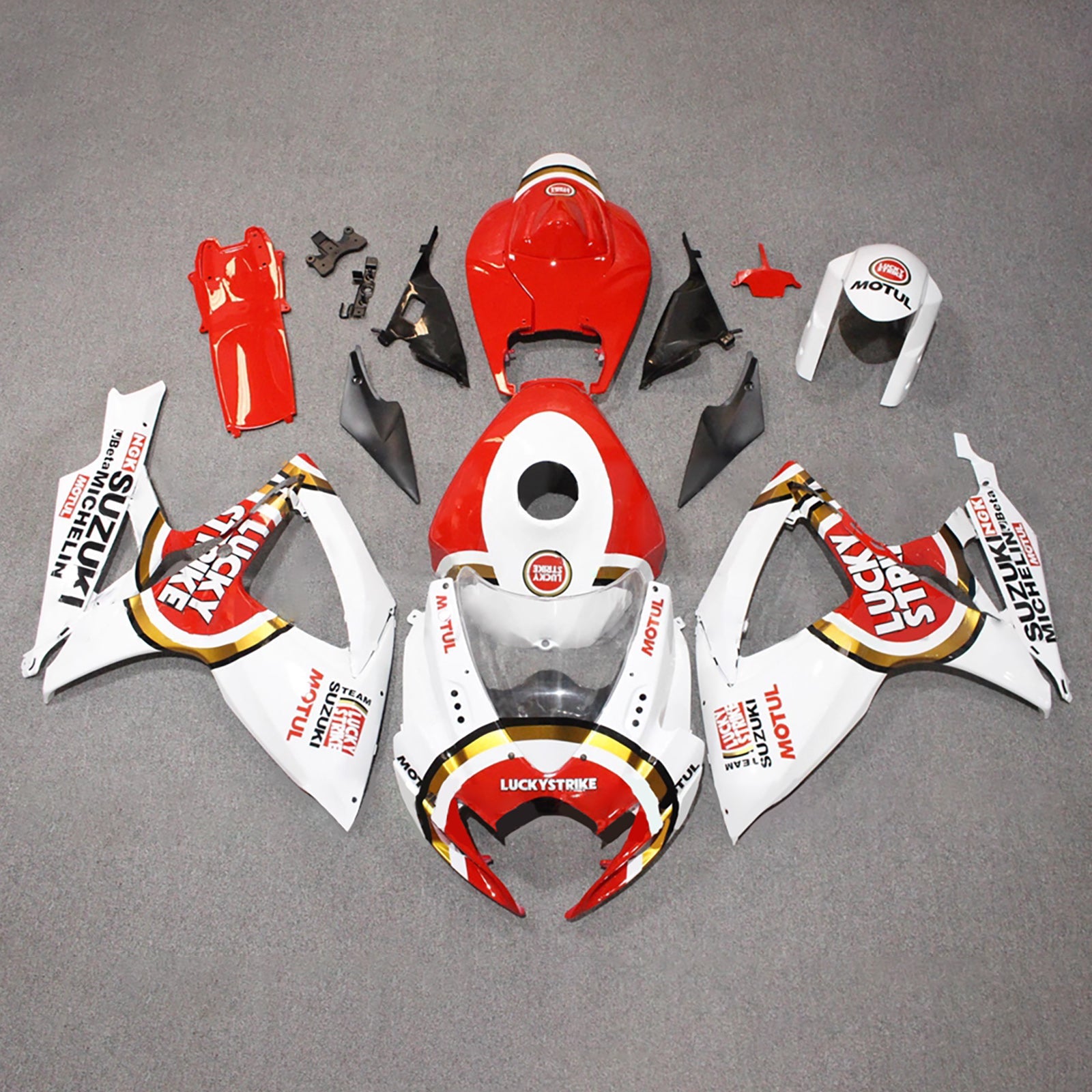 Kit de carénage injecté en plastique ABS pour Suzuki GSXR 600/750 2006-2007 K6