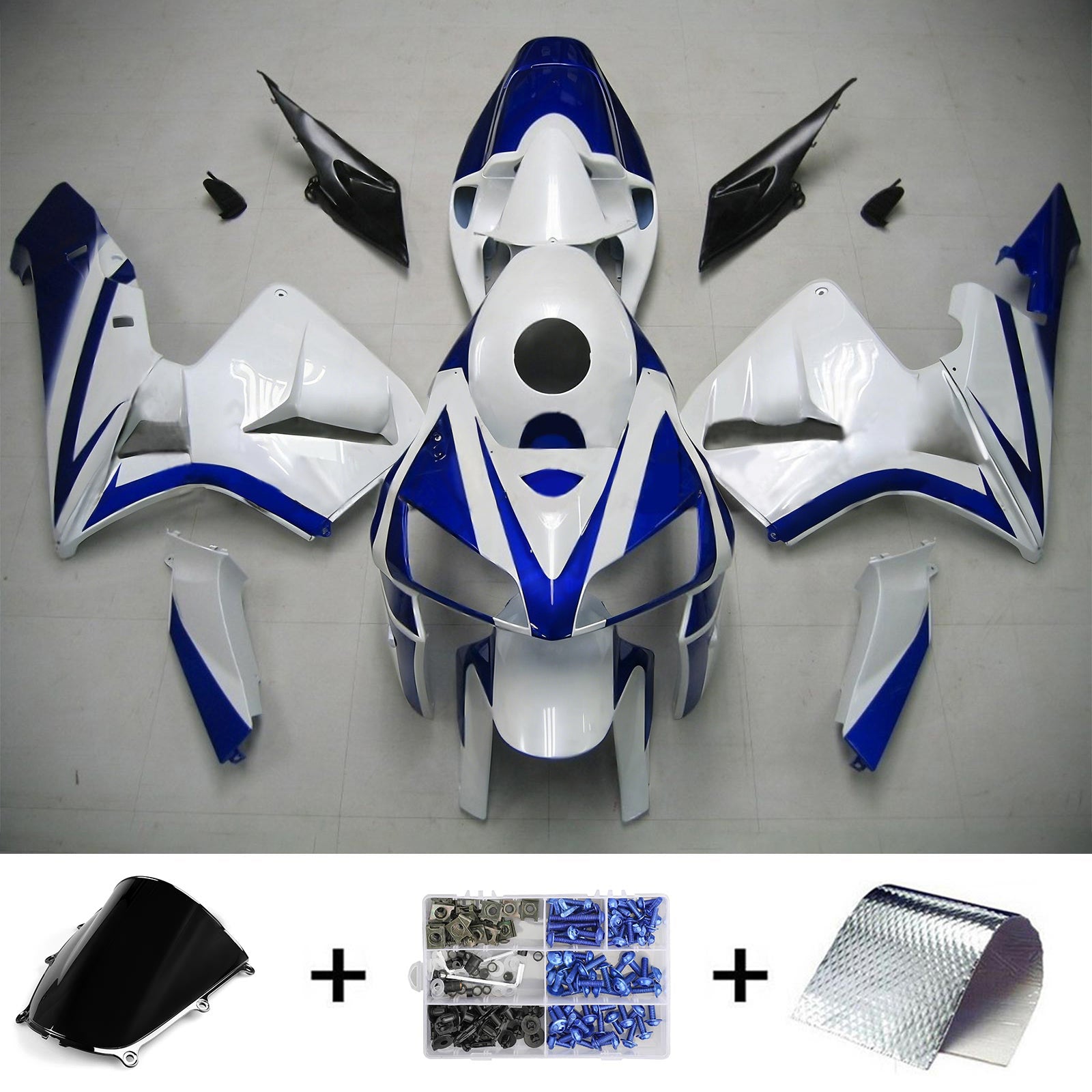 Kit de carénage par injection, carrosserie en plastique ABS pour Honda CBR600RR 2005-2006 F5