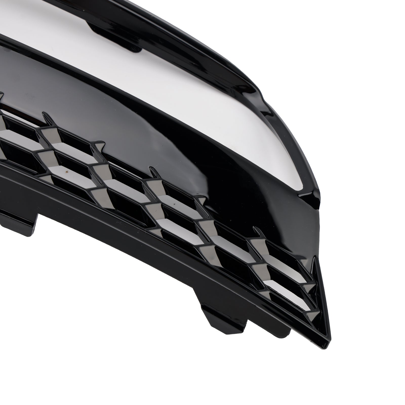 Beschermende roosters voor glanzende zwarte front mistlichten voor Audi A3 8V sedan 2013-2016