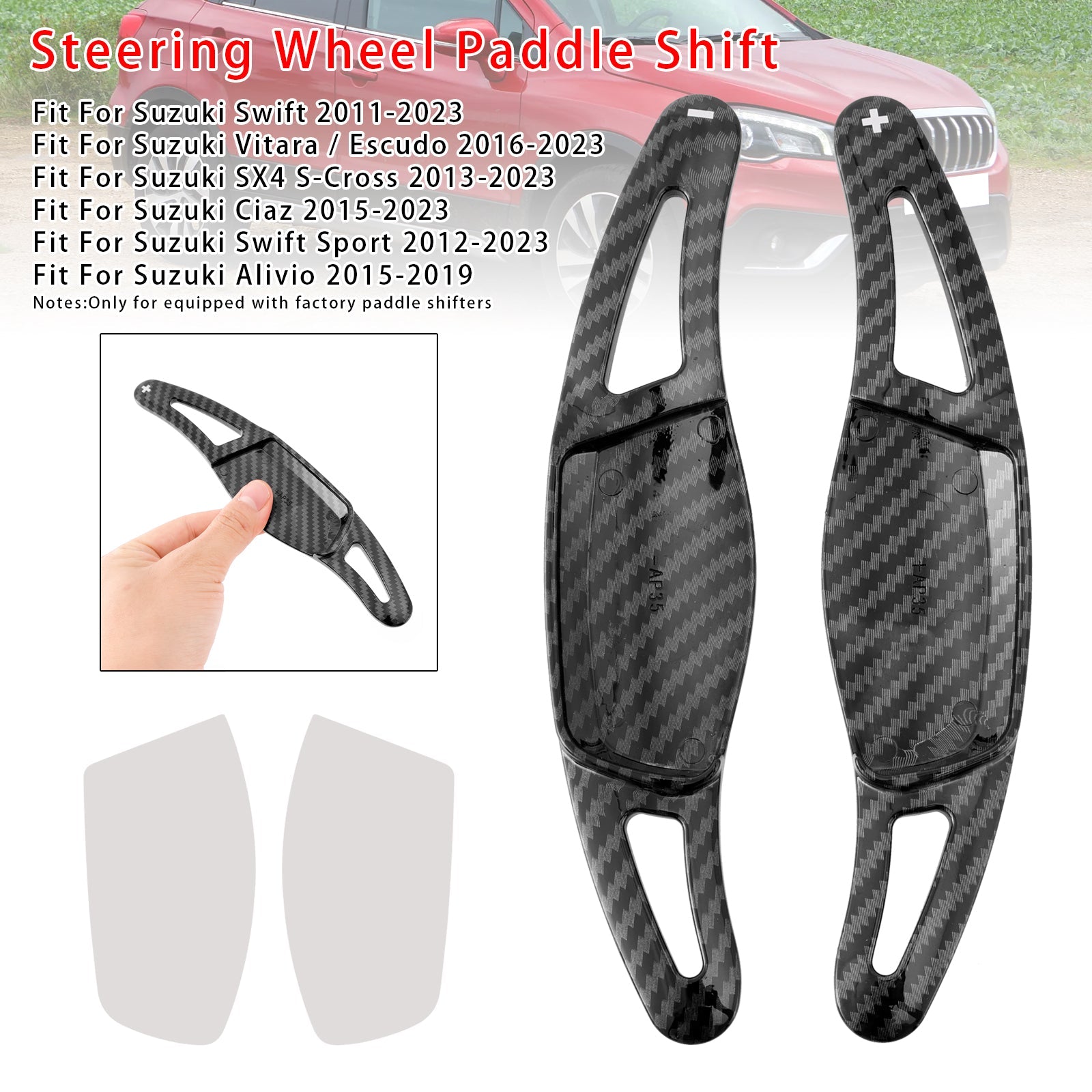 Uitbreiding van versnellingsverandering Pallets rijden voor Suzuki Swift Vitara