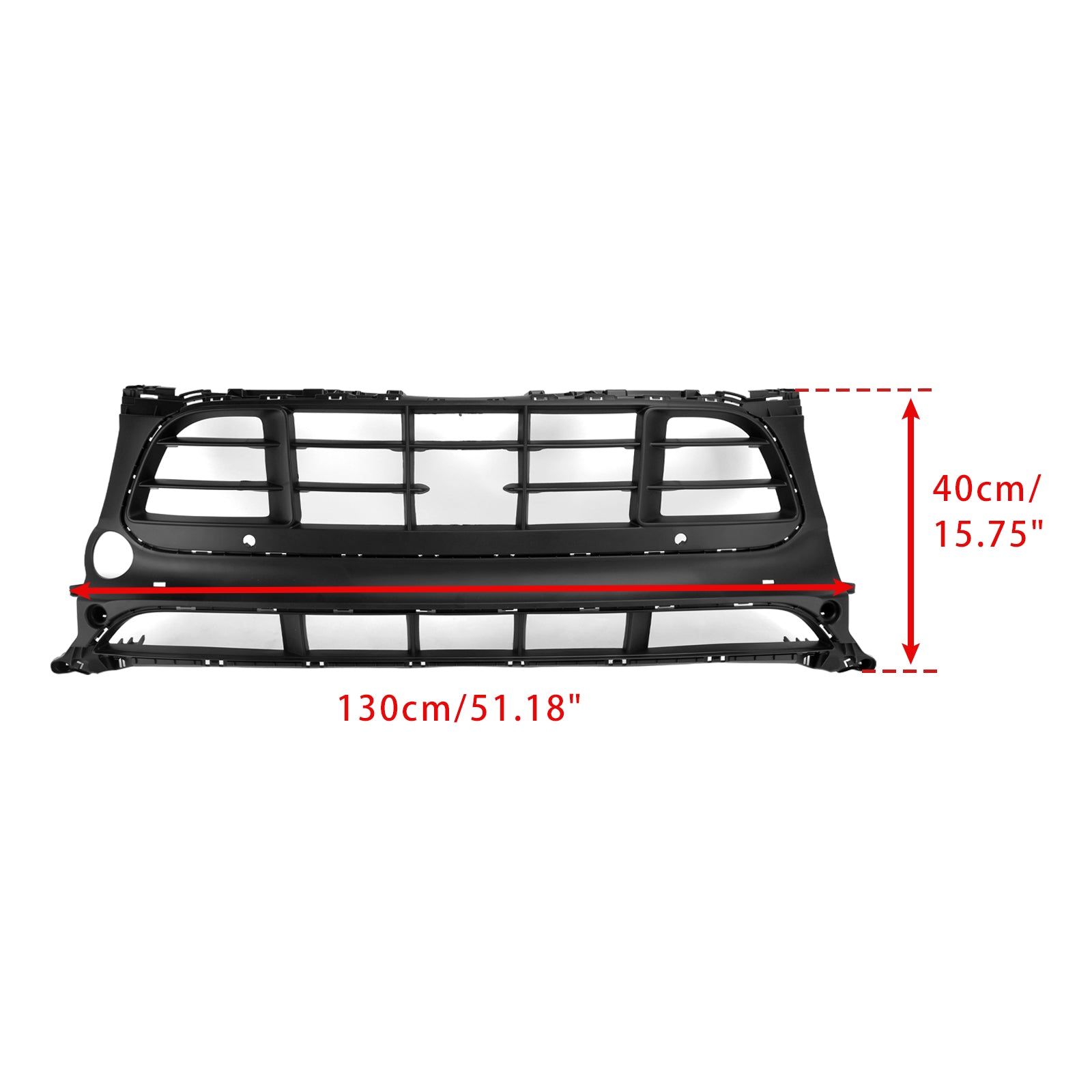 Porsche Macan GTS 2014-2017 voorbumpergrille met accessoires 95B807683AL