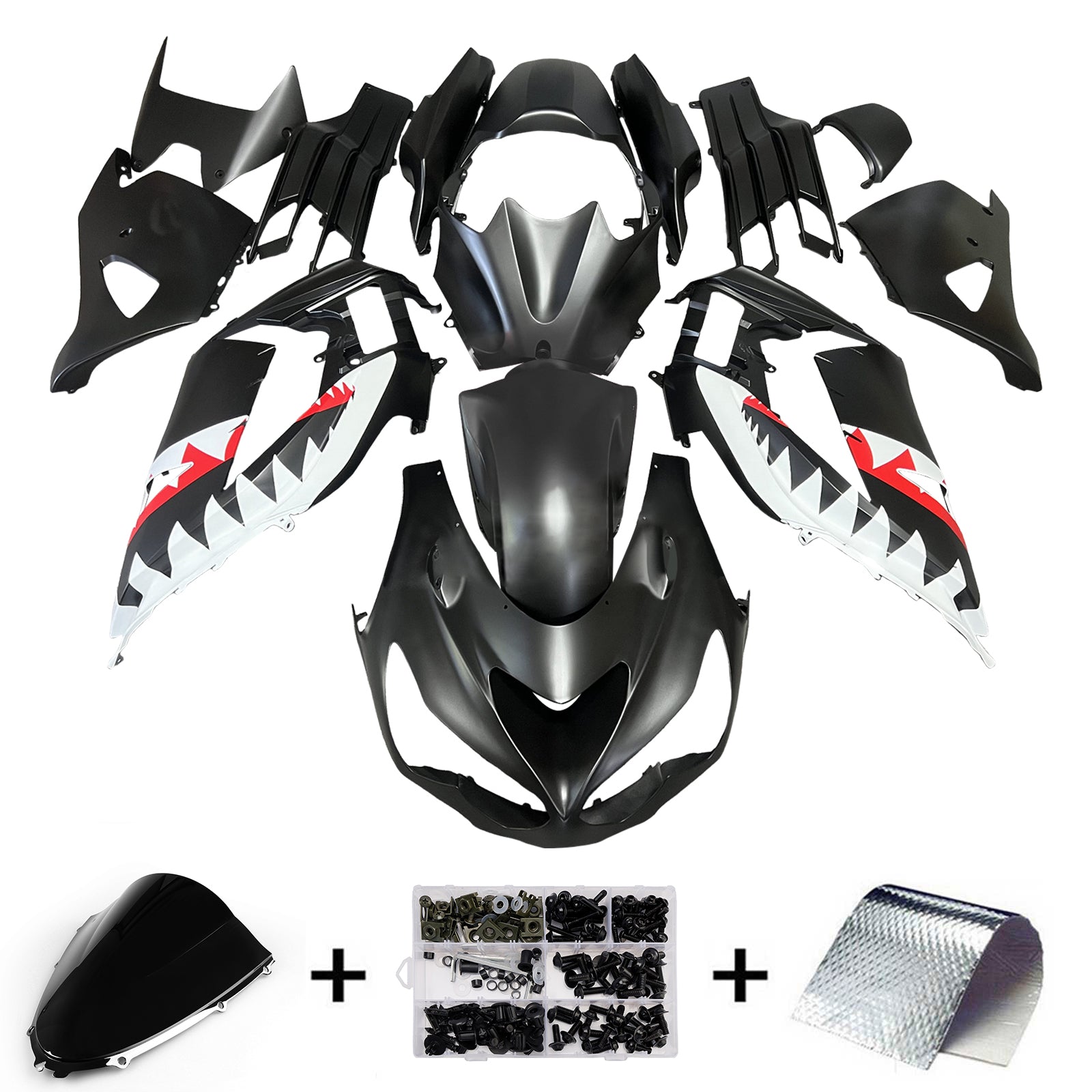 Kit carenatura iniezione per Kawasaki ZX14R ZZR1400 2012-2025