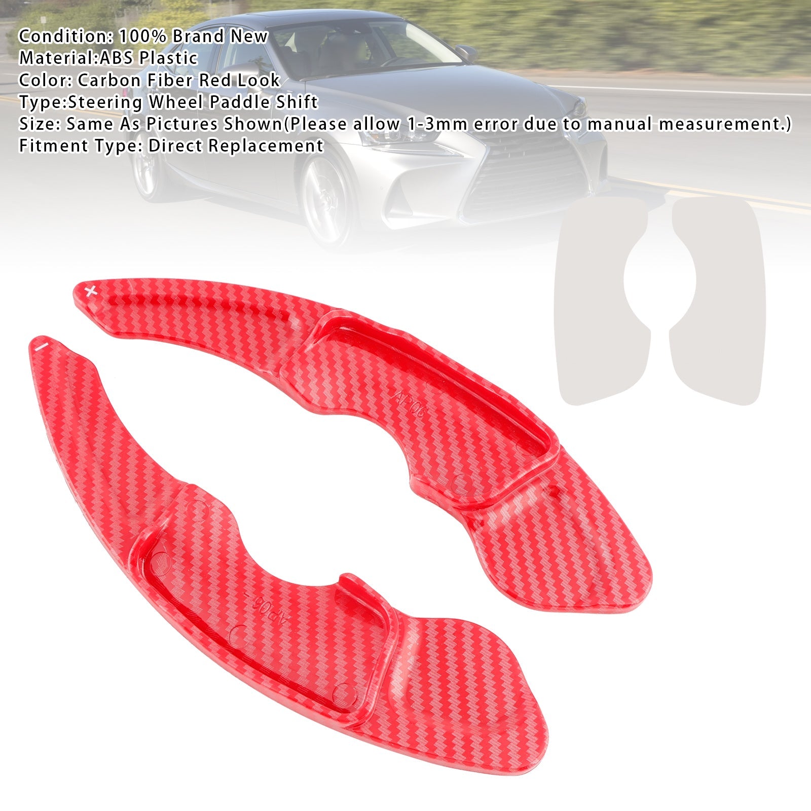 Extensions de palettes de changement de vitesse au volant pour Lexus IS RC RCF NX