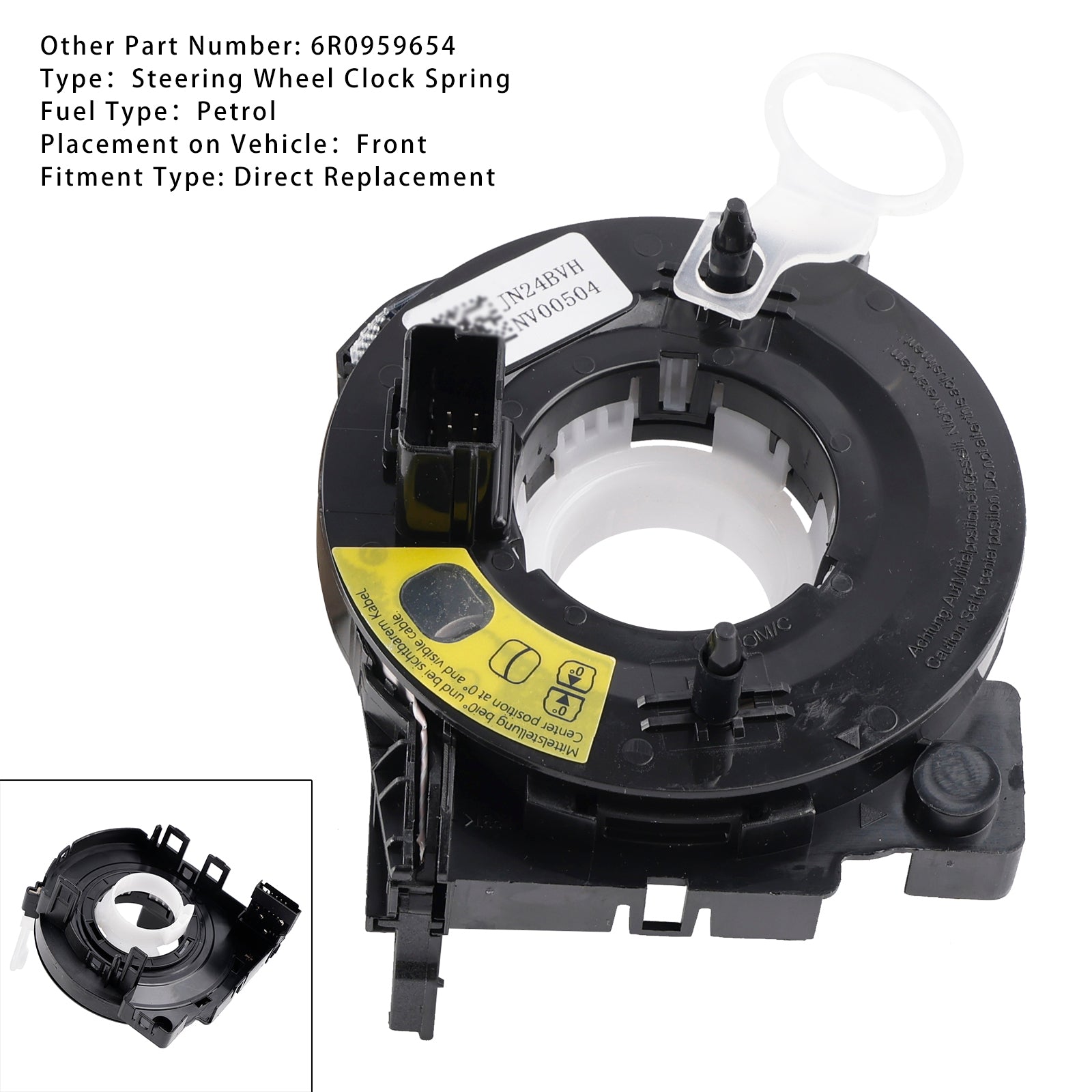 6P8) 1.2 Utripajoči luči za utripe Squib 6R0959654 za sedež VW Ibiza IV (6J8