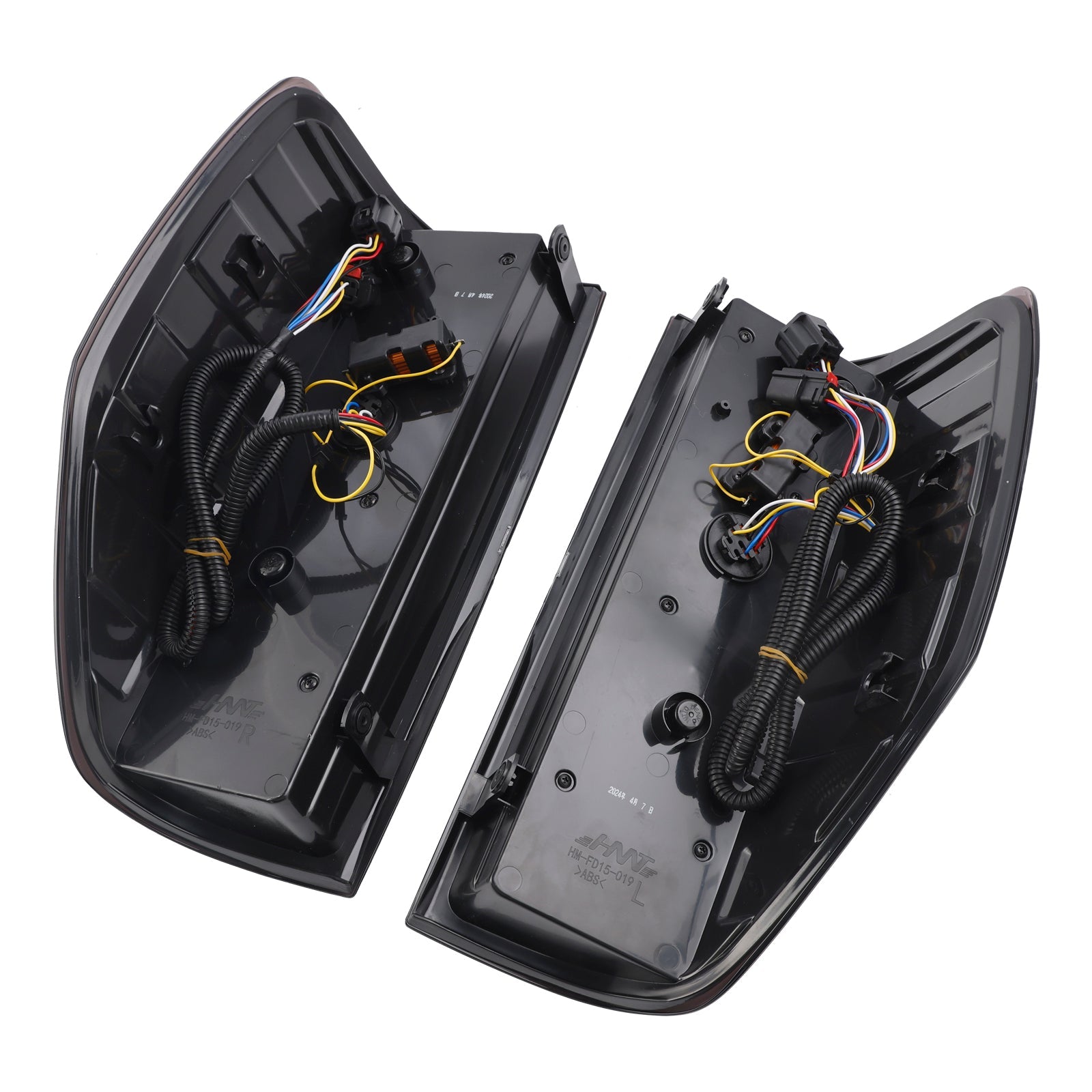 Feu arrière LED noir transparent pour Ford Ranger T6 T7 T8 PX1 PX2 PX3 2012-2021