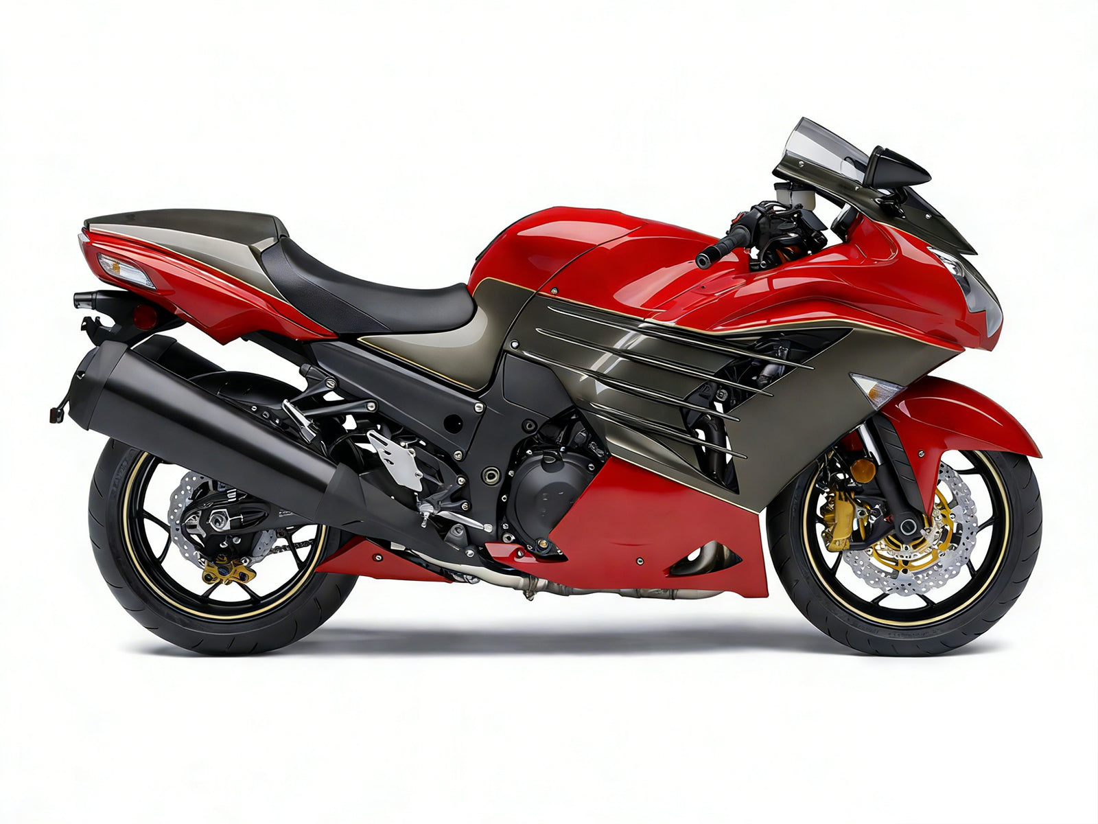 Injection carénage Kit carrosserie fit pour Kawasaki ZX14R ZZR1400 2012-2026