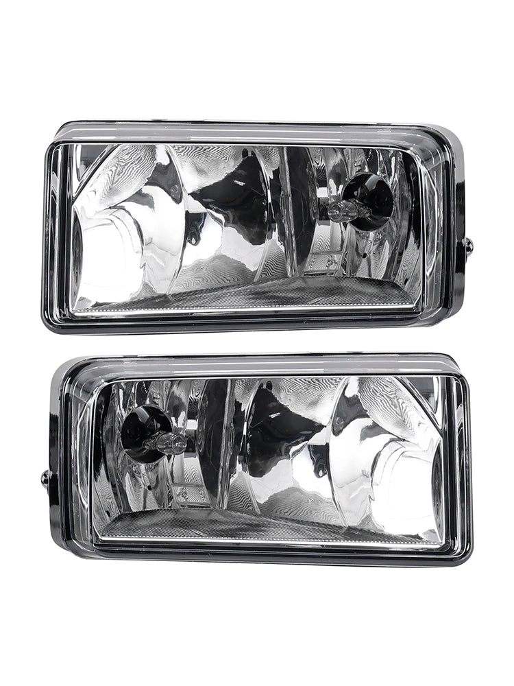 Paire de feux antibrouillard avant avec ampoules pour Chevrolet Silverado 2007-2013, verre transparent