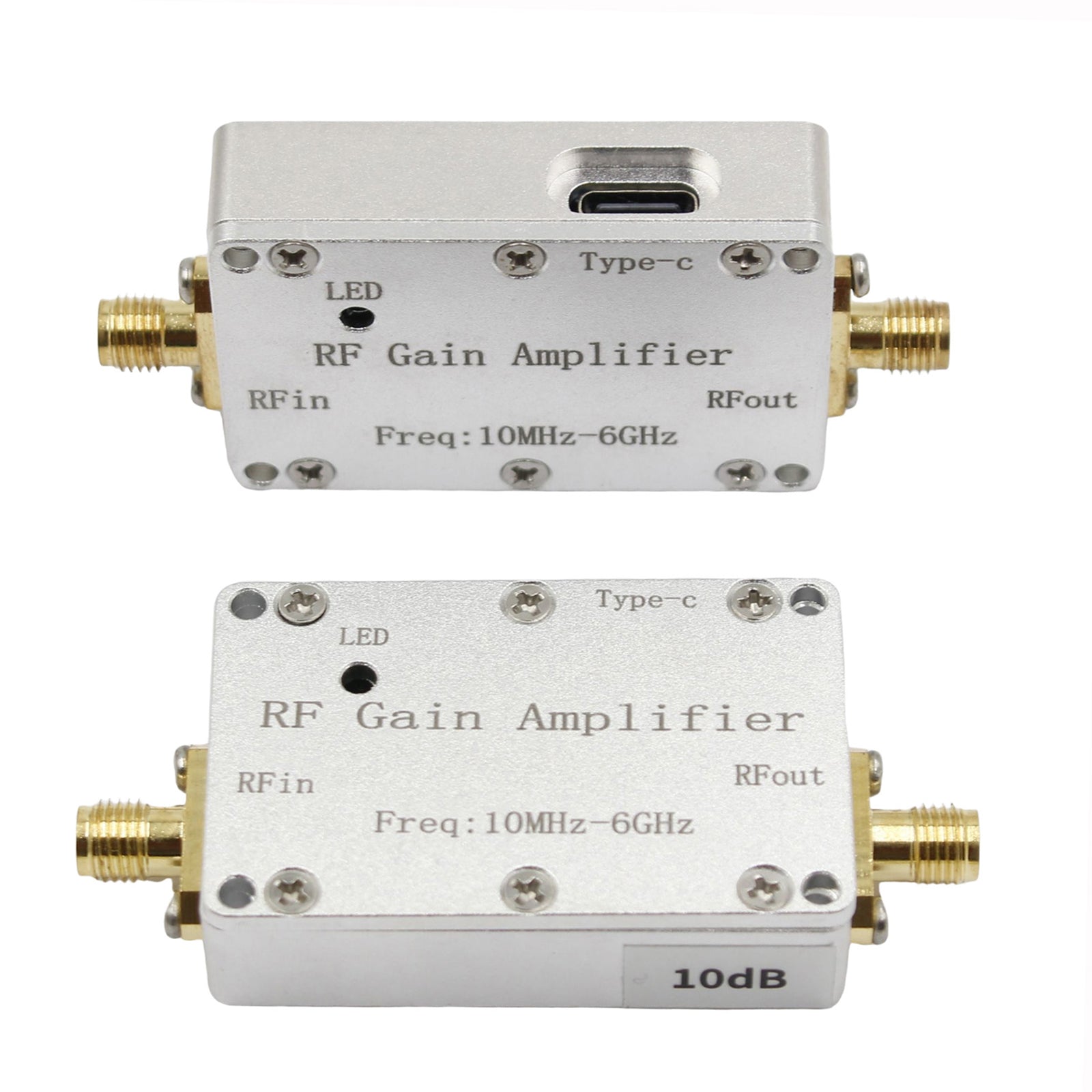 Amplificador RF 10M-6GHz 10dB 20dB 30dB 40dB 40dB Recepción Amplificador a alta ganancia