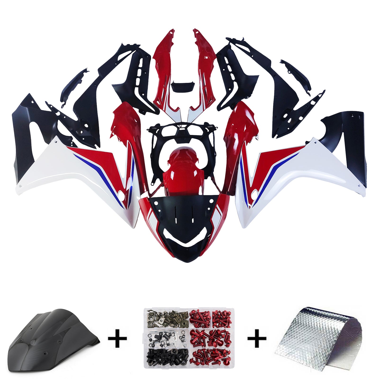 Kit de carénage injecté en plastique ABS pour Honda CBR650F 2014-2016