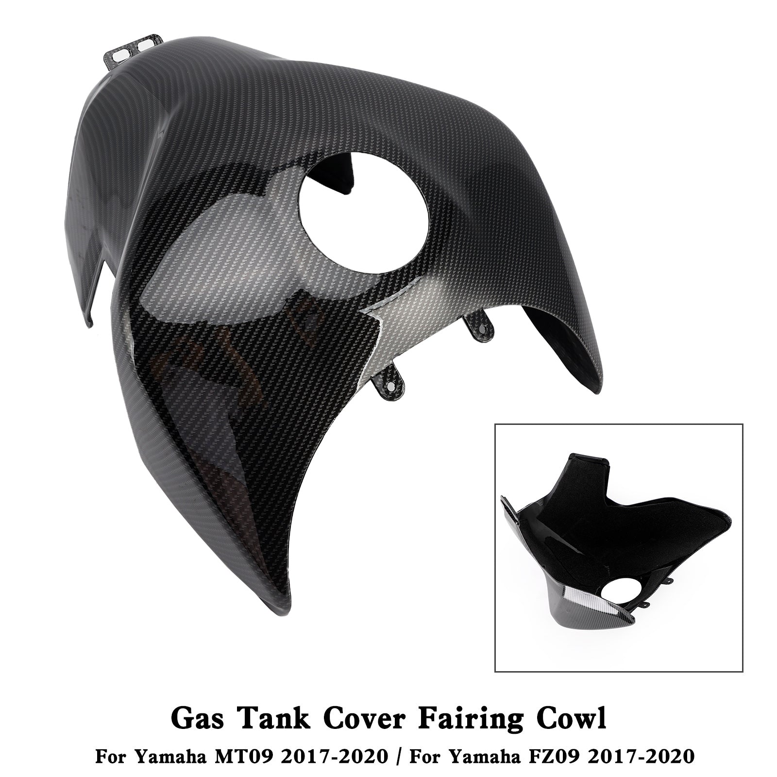 Gastank Cover Trim Kuip Cowl voor Yamaha MT-09 FZ09 2017-2020 Carbon