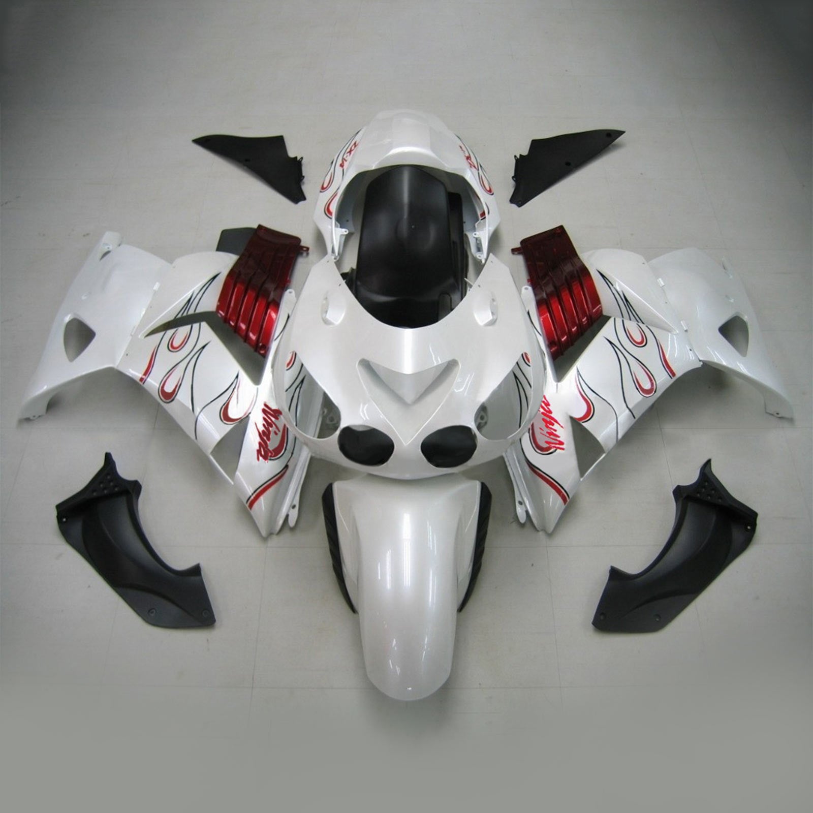 Kit di carenatura a iniezione, corpo in plastica ABS per Kawasaki ZX14R 2006-2011