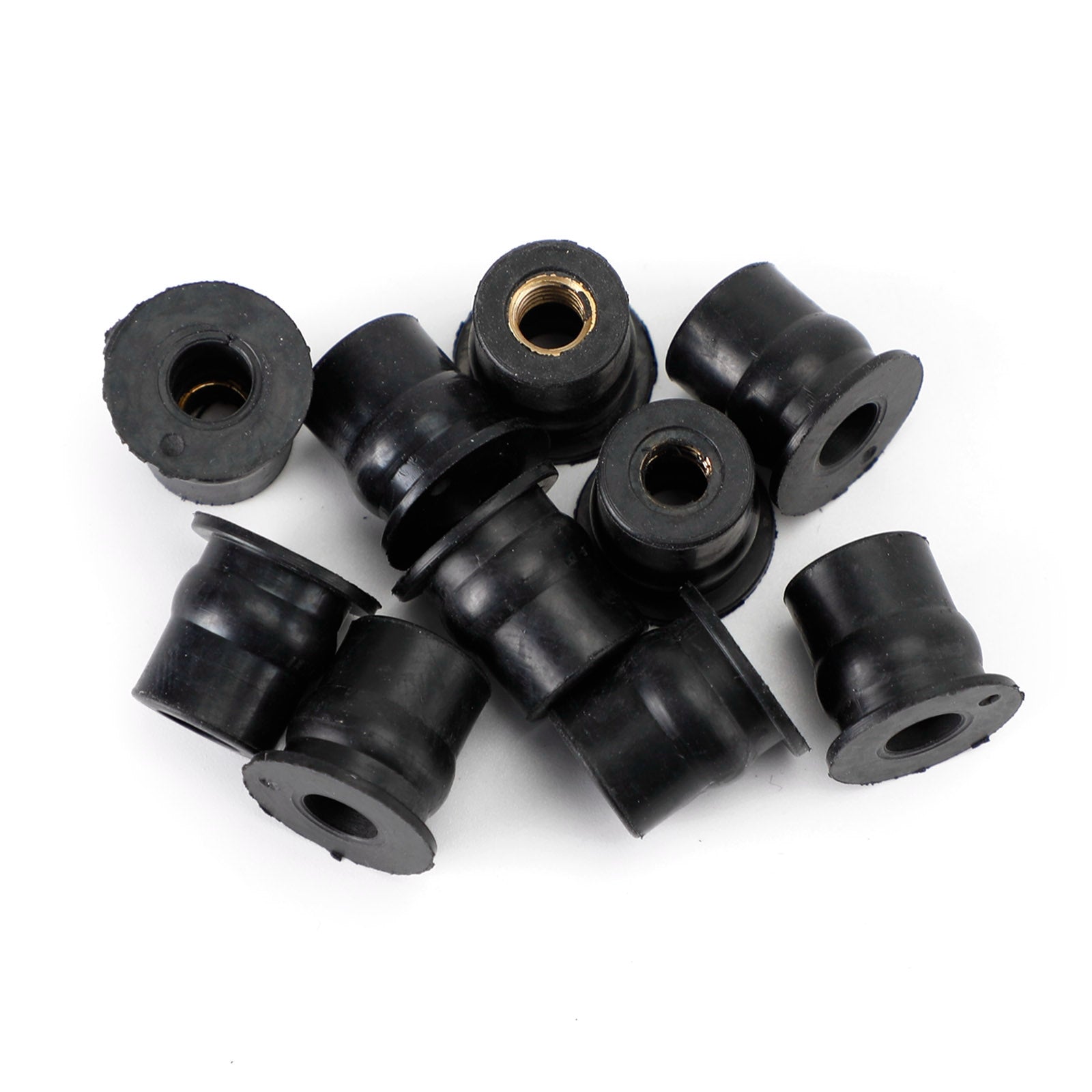 10x écrou en caoutchouc M6 amortisseur de vibrations fixation de revêtement 6mm
