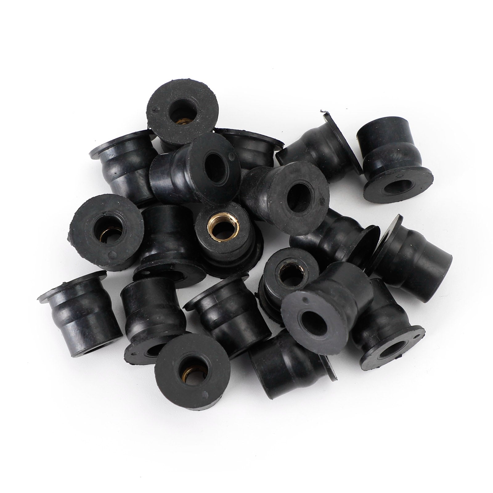 20x écrou en caoutchouc M6 amortisseur de vibrations fixation de revêtement 6mm