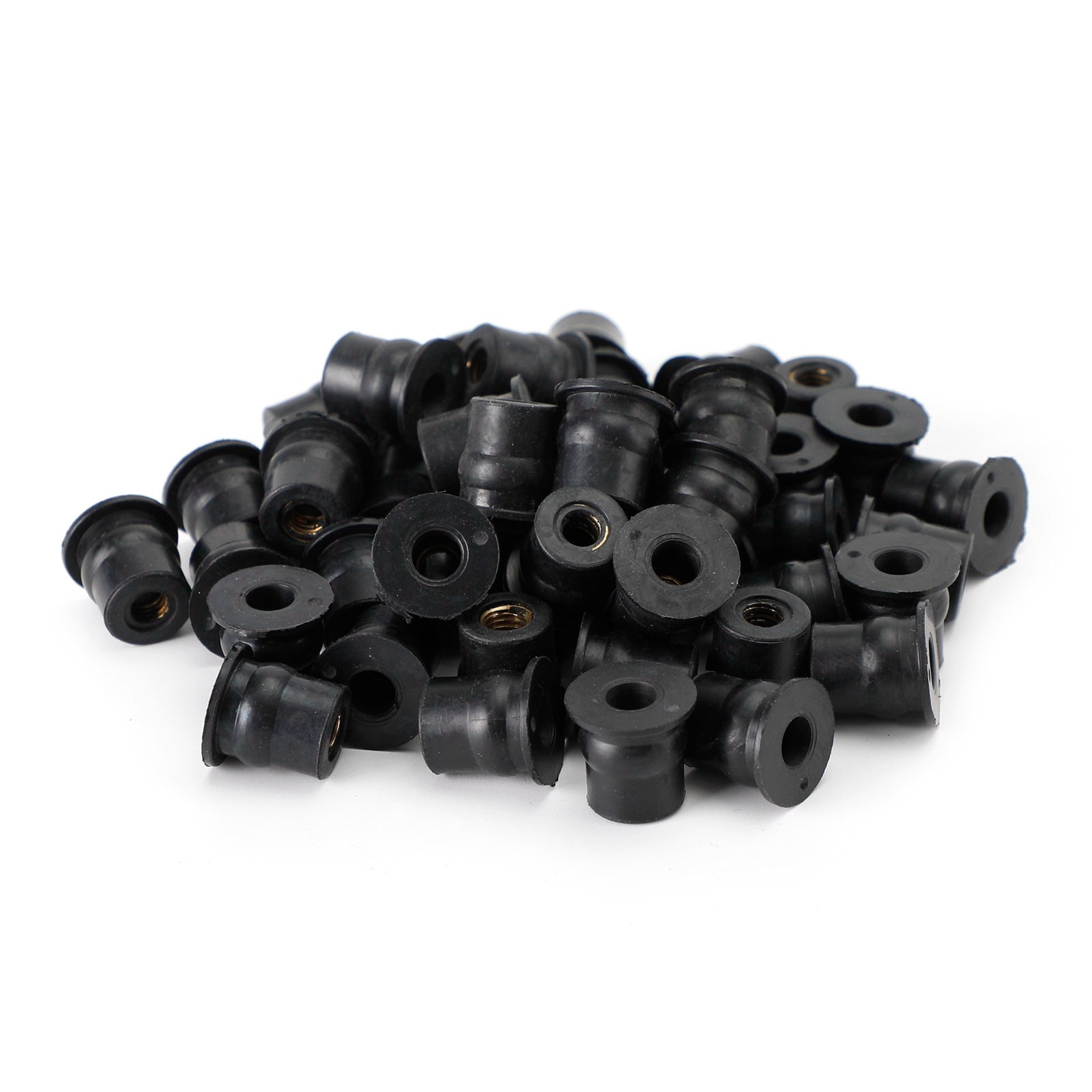 50x écrou en caoutchouc M6 amortisseur de vibrations fixation de revêtement 6mm