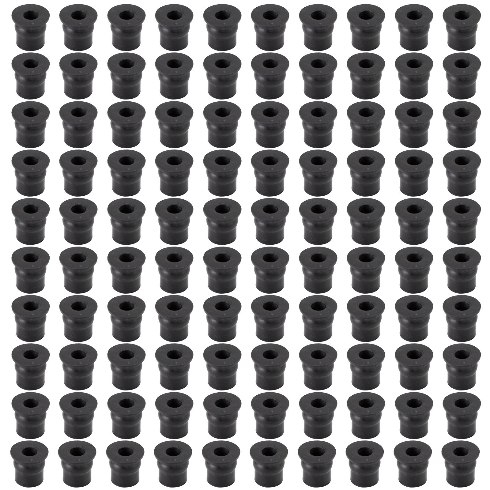 100x écrou en caoutchouc M6 amortisseur de vibrations fixation de revêtement 6mm