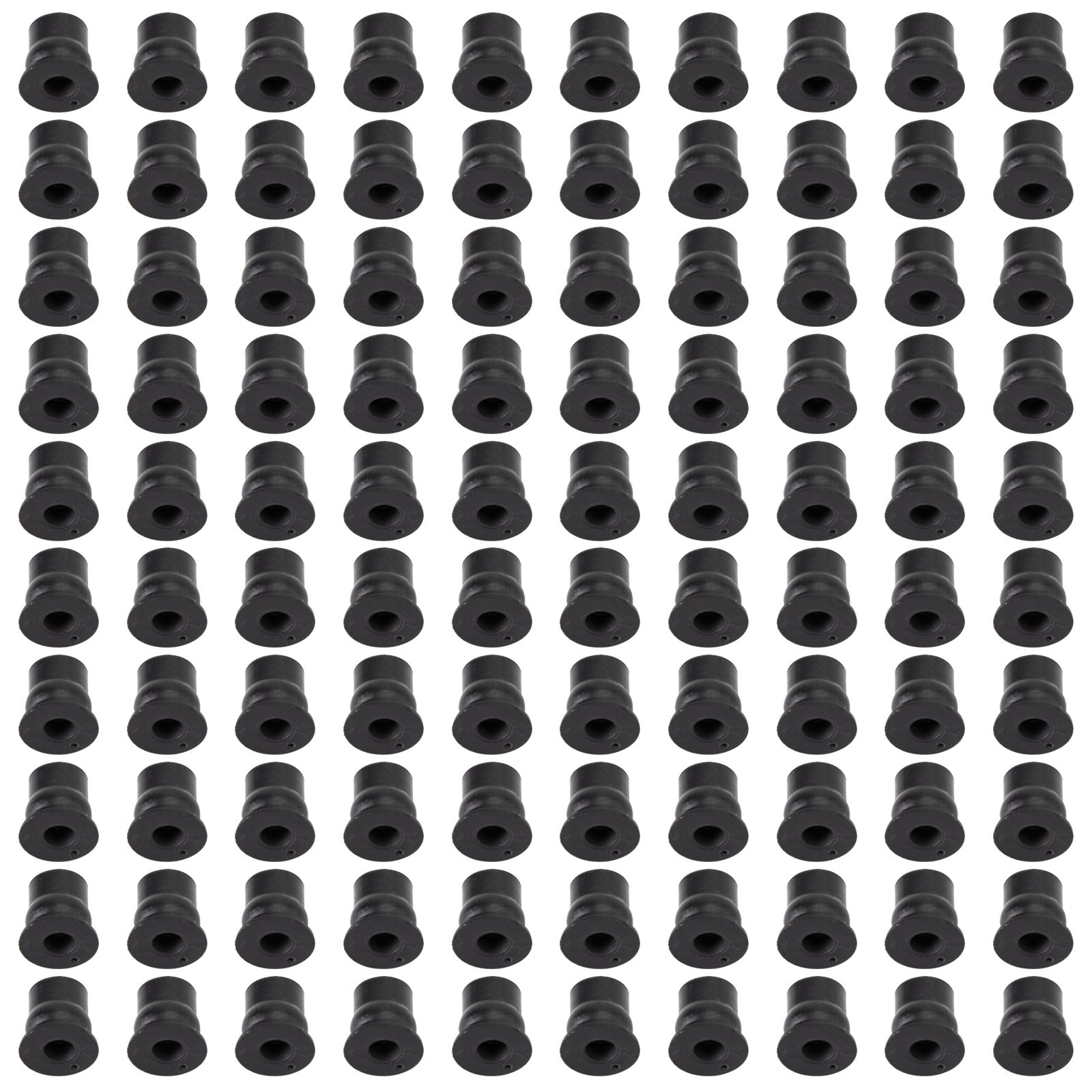 100x écrou en caoutchouc M6 amortisseur de vibrations fixation de revêtement 6mm