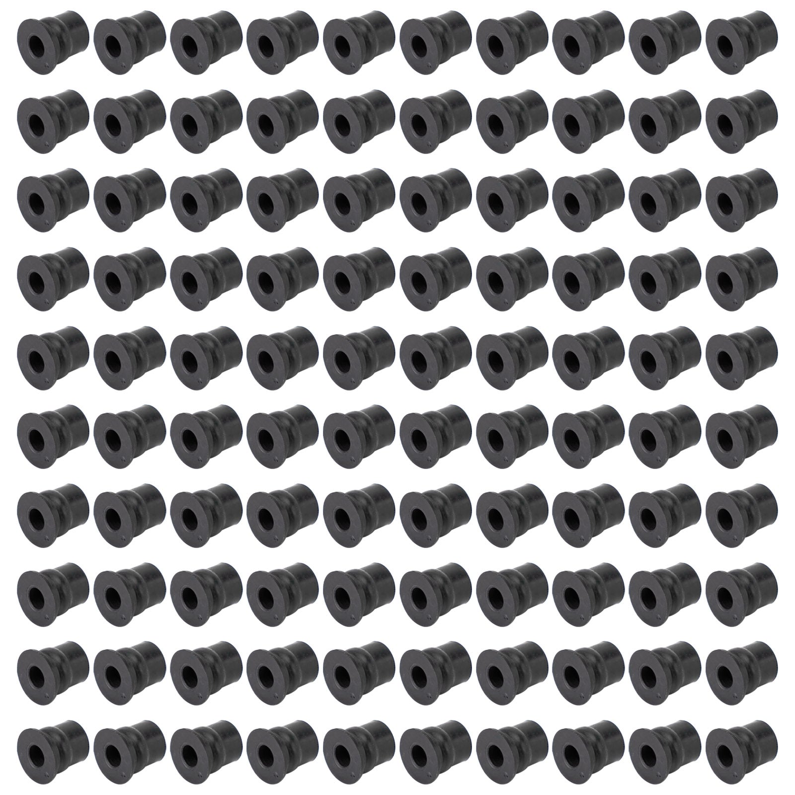 100x écrou en caoutchouc M6 amortisseur de vibrations fixation de revêtement 6mm