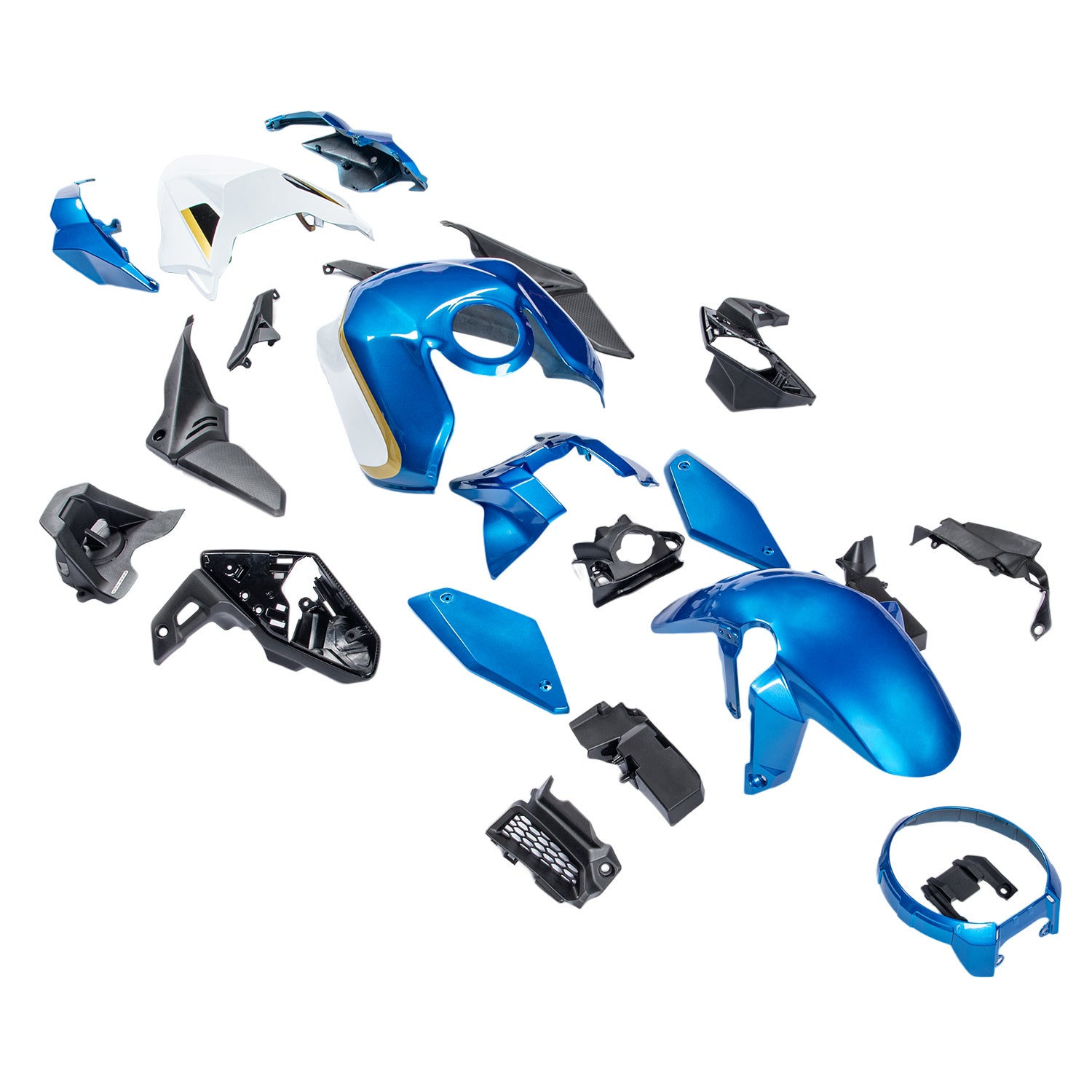 Carénage de moulage par injection en plastique ABS adapté pour Honda CB 650 R CB650R 2021-2023 10#