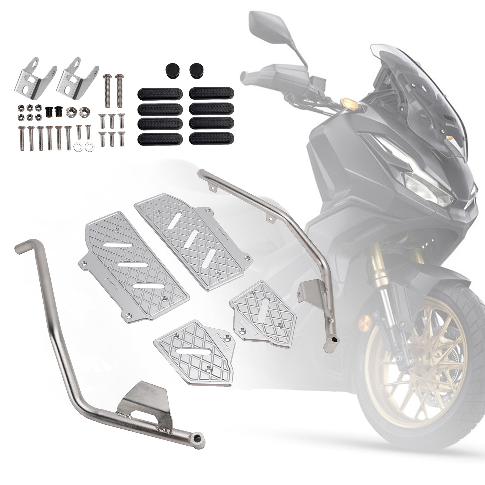 Barra de protección del chasis inferior para motor Honda Adv350 (2022-2025)