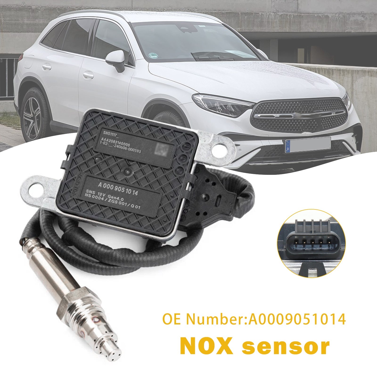 Capteur NOx Mercedes-Benz GLC GLS GLE OM654 et OM651 A0009051014