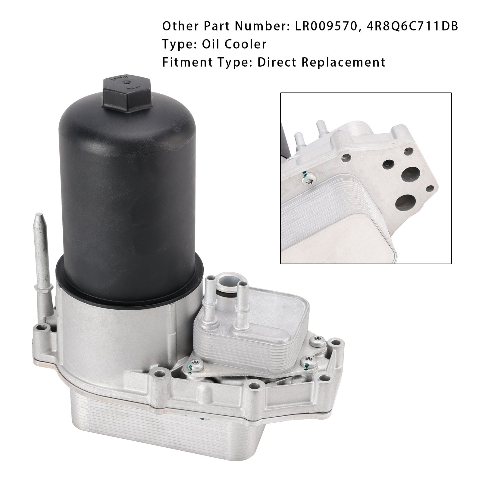 Conjunto de enfriador'Aceite para Land Rover LR3 LR4 Range Rover Sport 2005-2015 LR009570 1356789 1354253