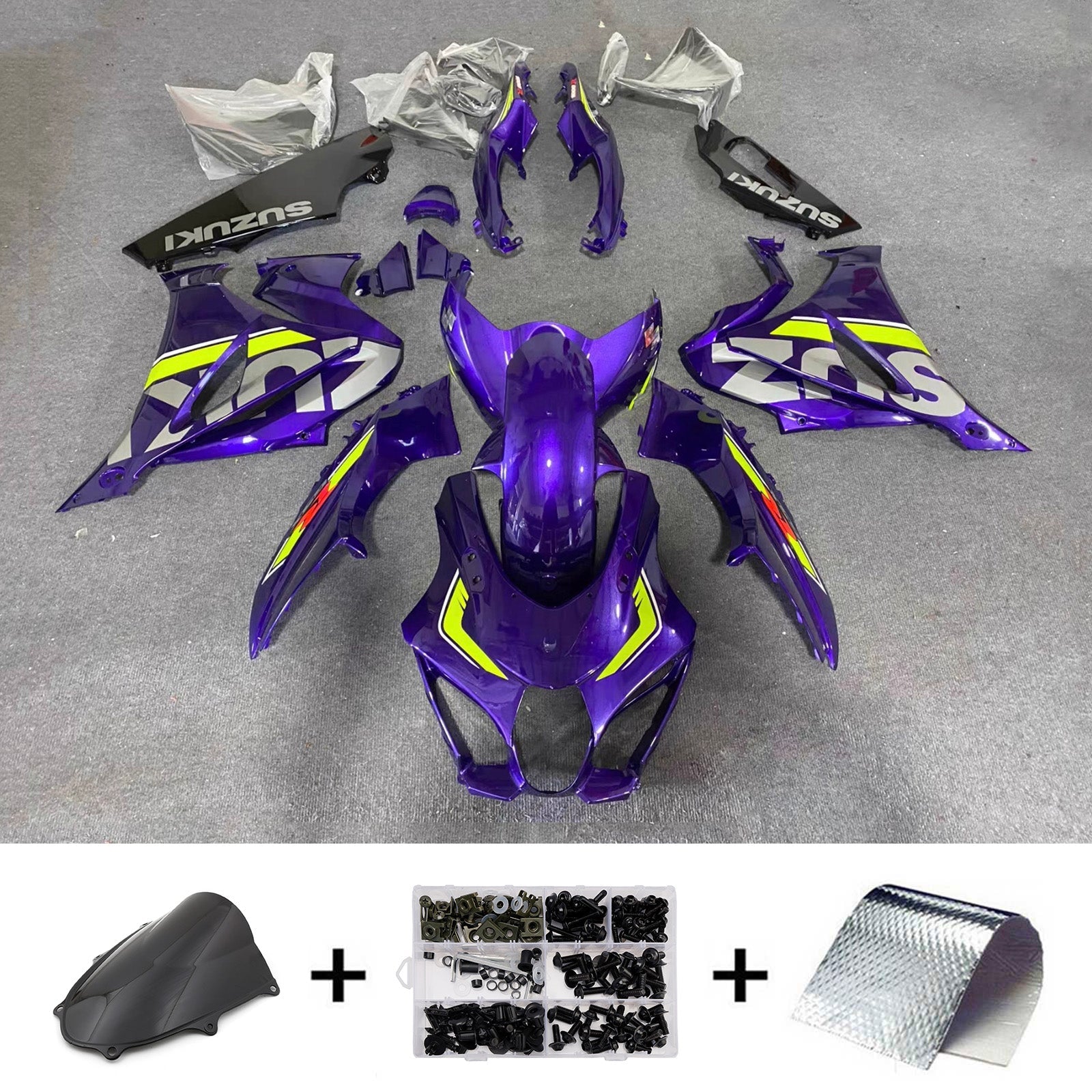 Zestaw owiewek z wtryskiem tworzywa ABS do Suzuki GSXR1000 2017-2025 K17
