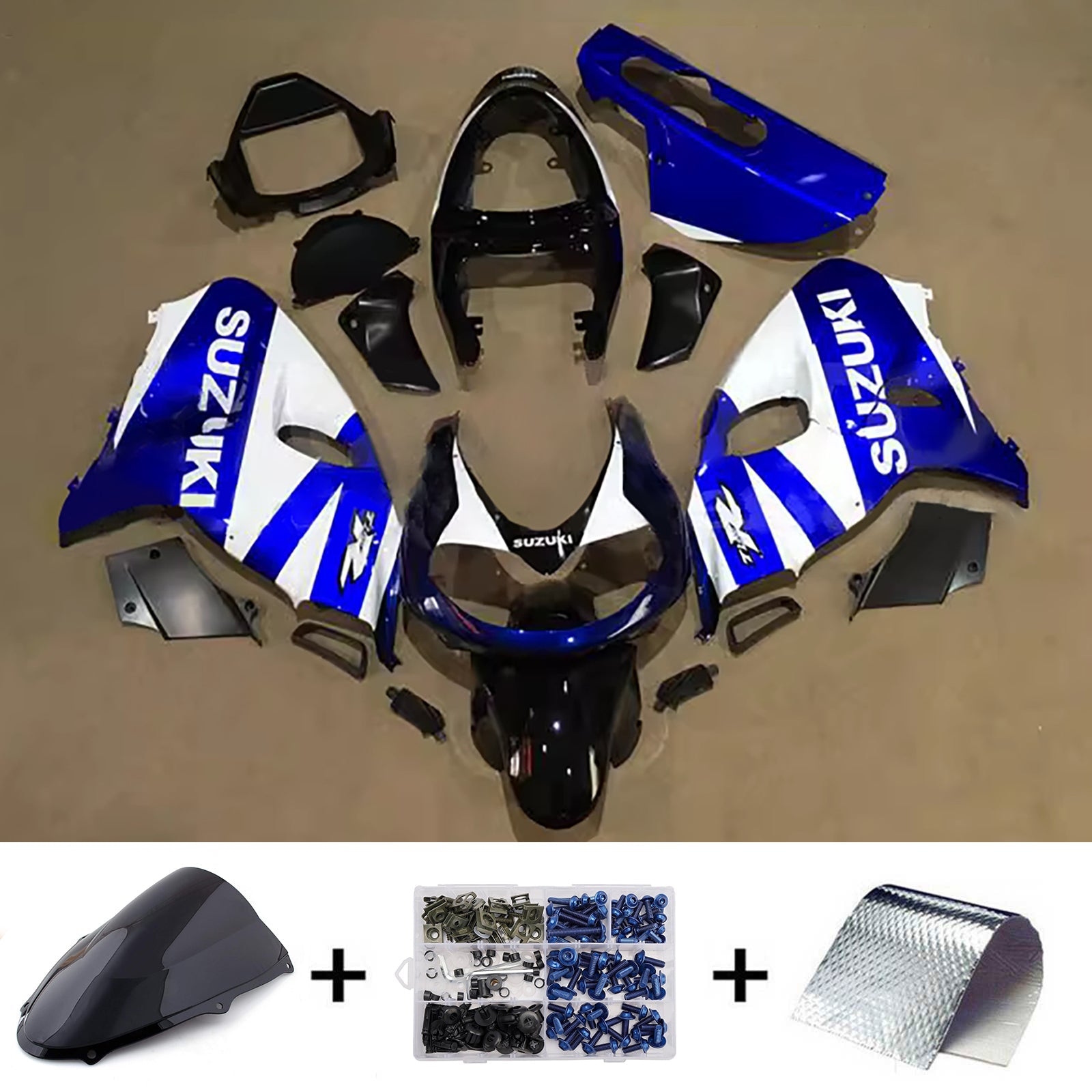 Kit carena iniettata in plastica ABS per Suzuki TL1000R 1998-2003