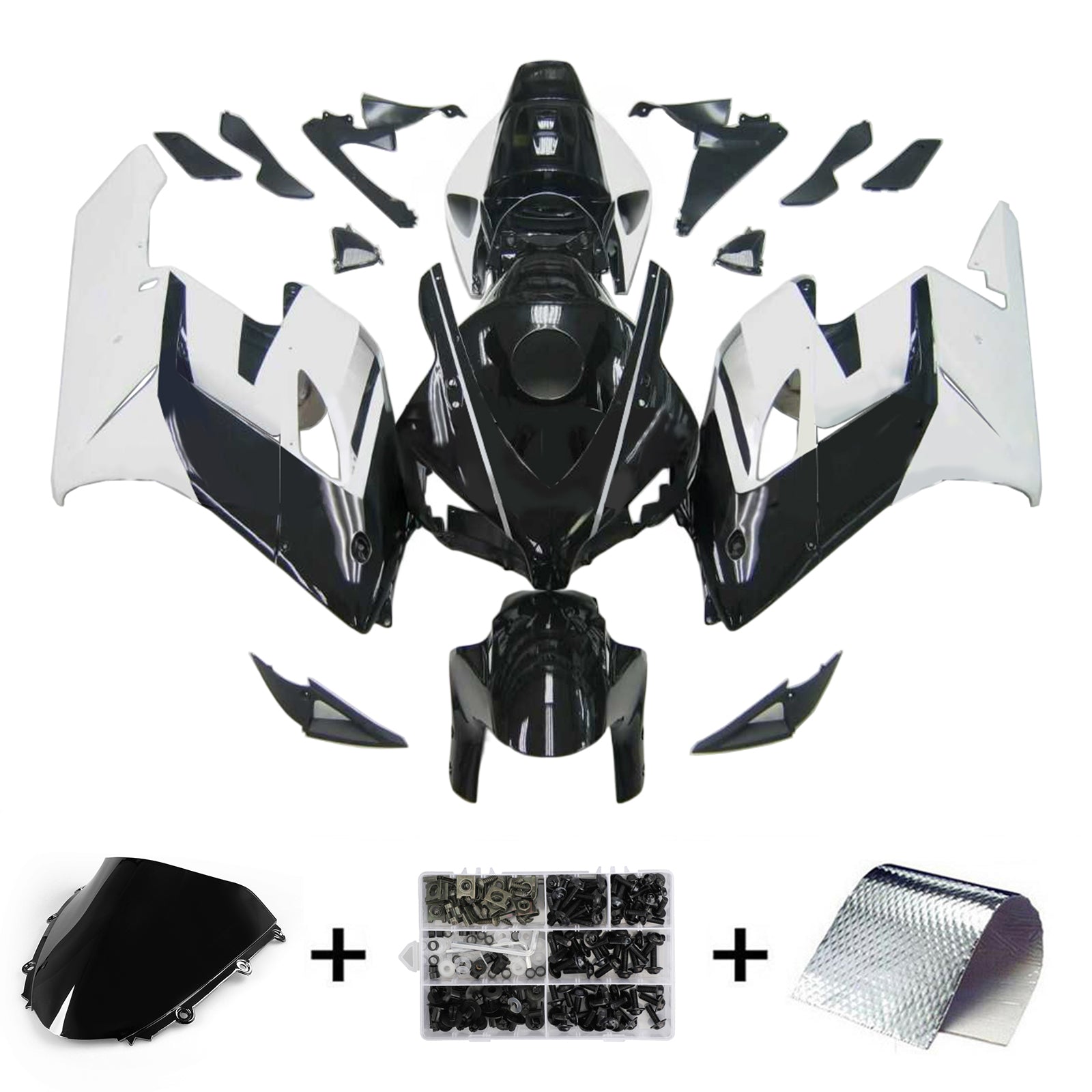 Kit de carénage par injection, carrosserie en plastique ABS pour Honda CBR1000RR 2004-2005