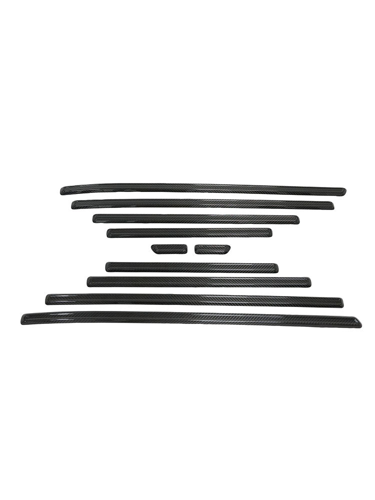 Molduras laterales de fibra de carbono para las puertas del Mercedes-Benz Clase G. W464 W465 (2019-2026).