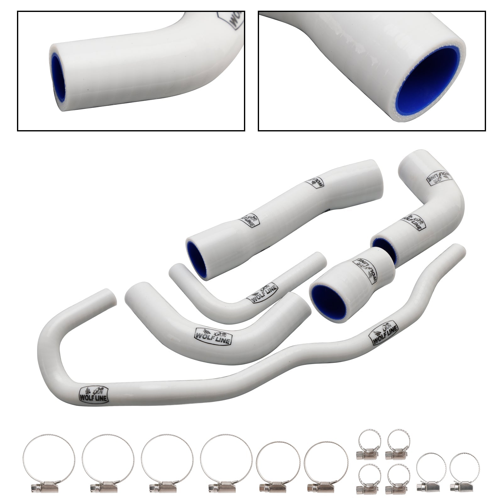 Kit de durites de refroidissement en silicone pour radiateur BMW S1000XR 2021-2024