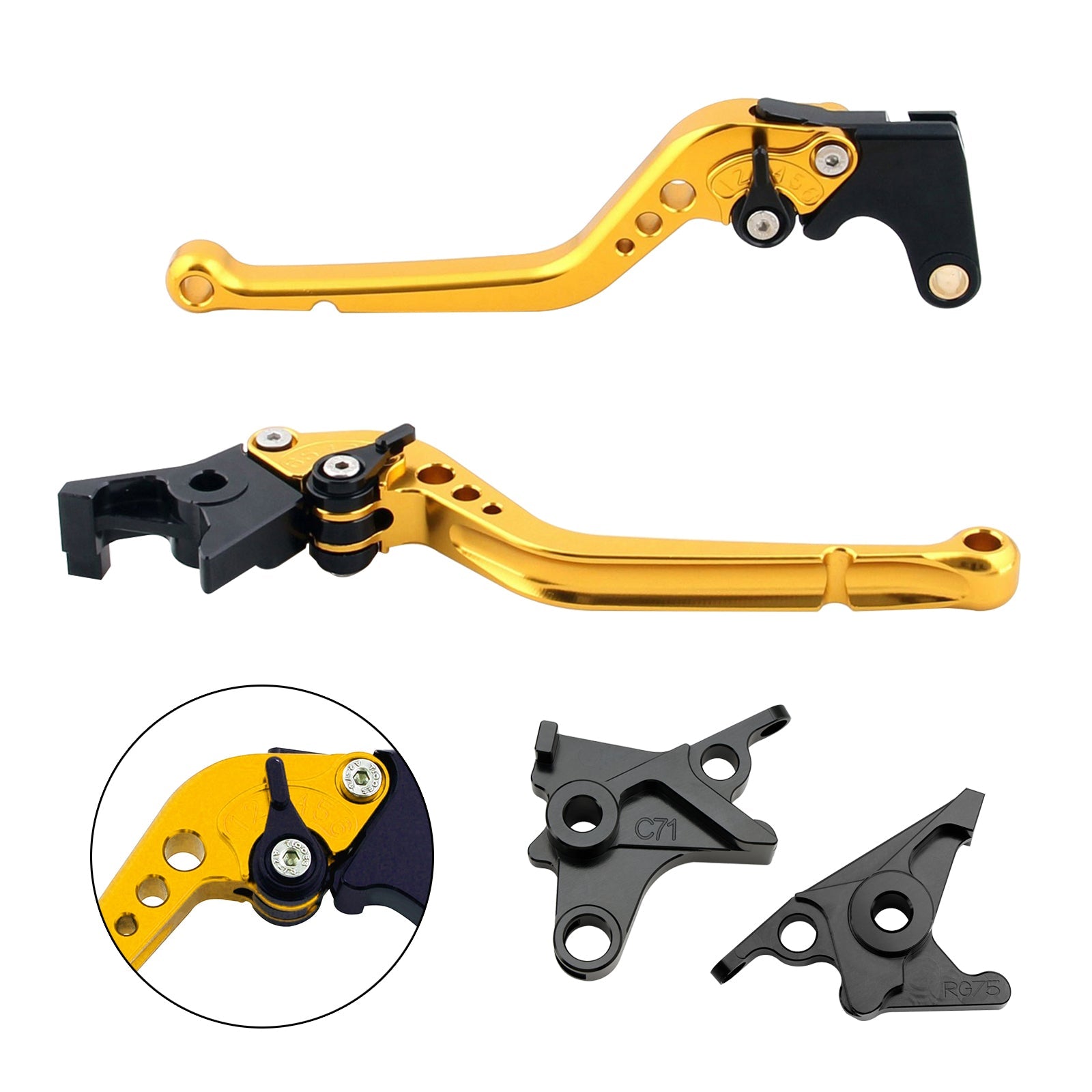 Levier de frein et d'embrayage long pour BMW R NINE T / PURE / RACER 2017-2023