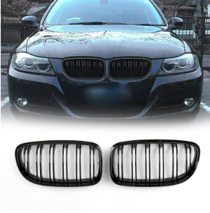 Grilles de calandre double barre pour BMW E90/E91 LCI Série 3 2008-2012